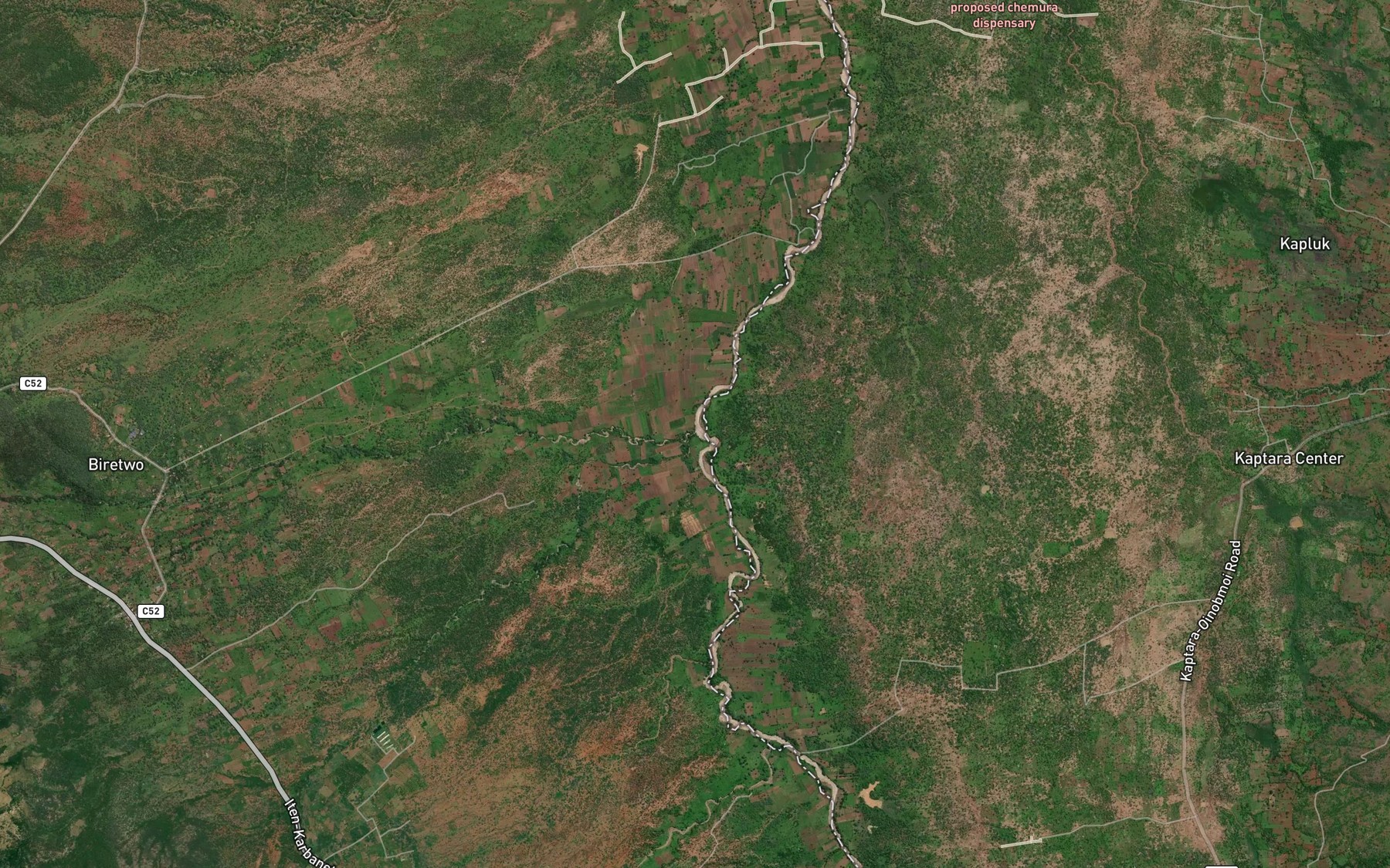 Satellite map of the Torok