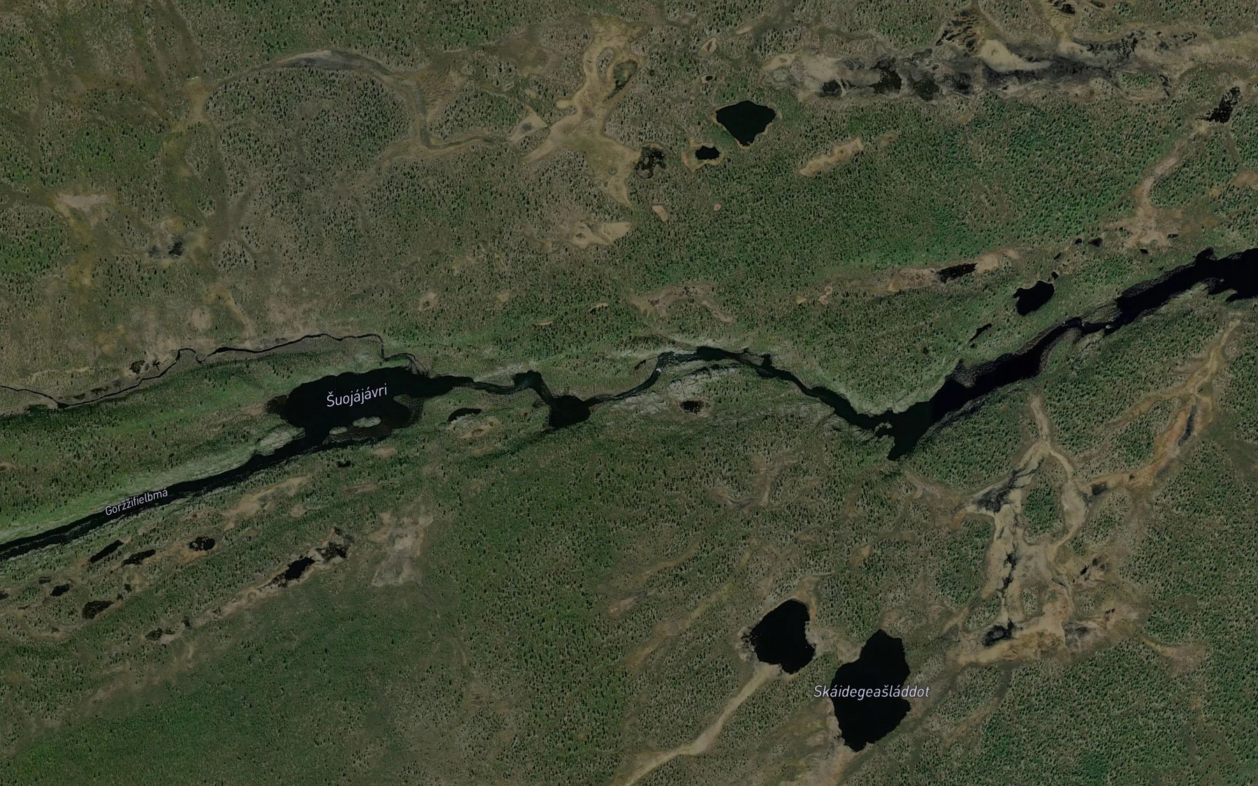 Satellite map of the Ceakkoguoika