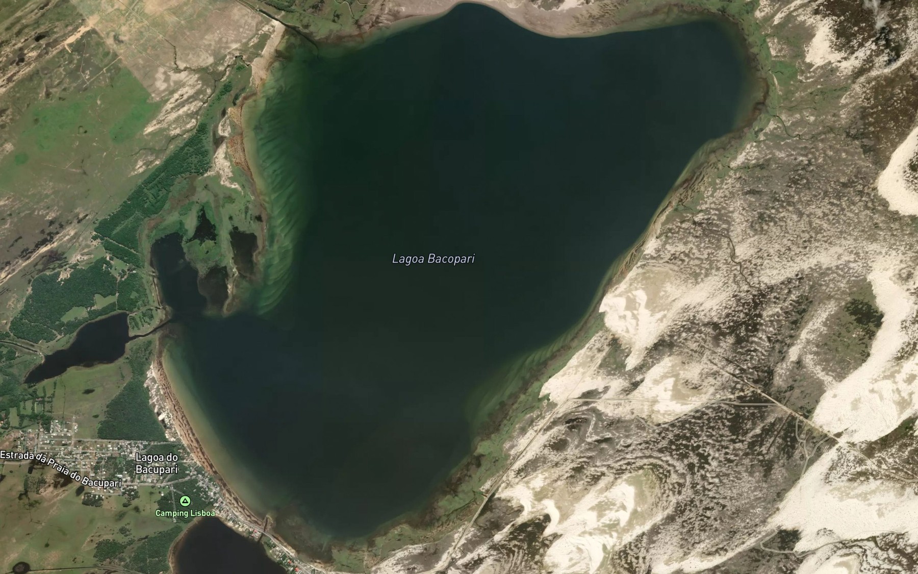 Satellite map of the Lagoa dos Barros