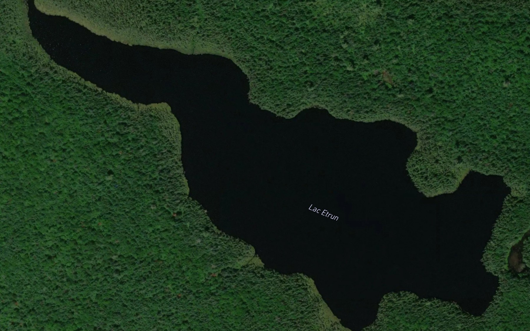 Satellite map of the Lac Etrun