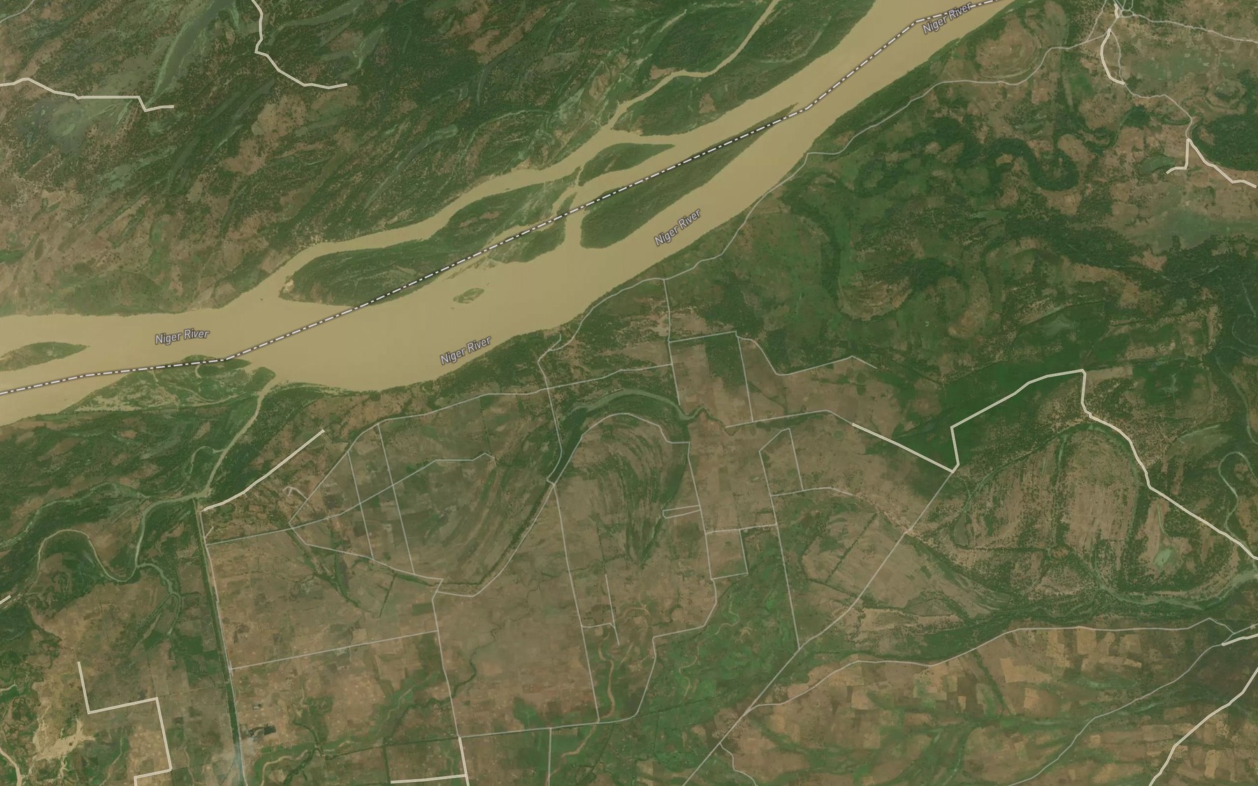 Satellite map of the LakeWako