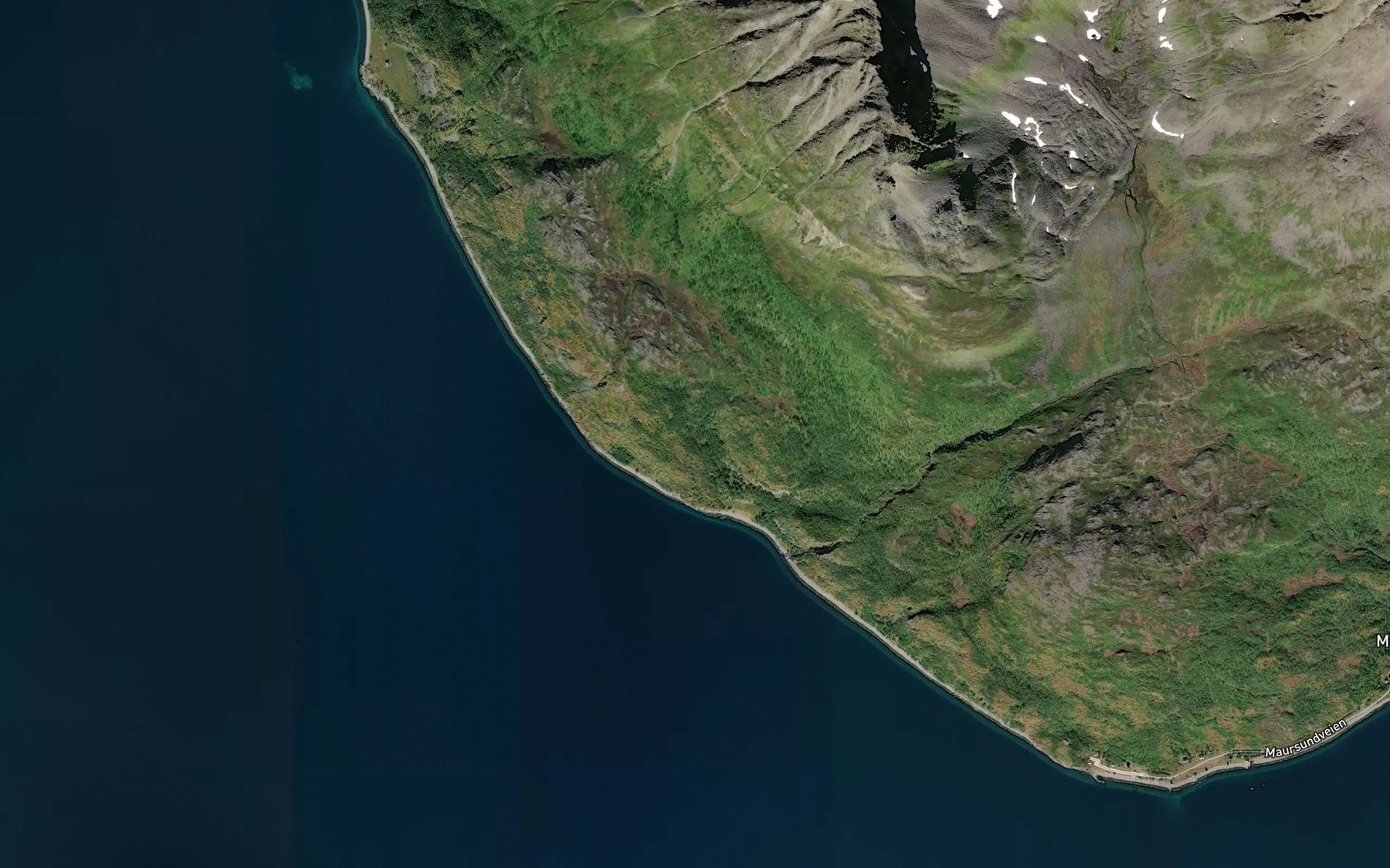 Satellite map of the Novebergelva