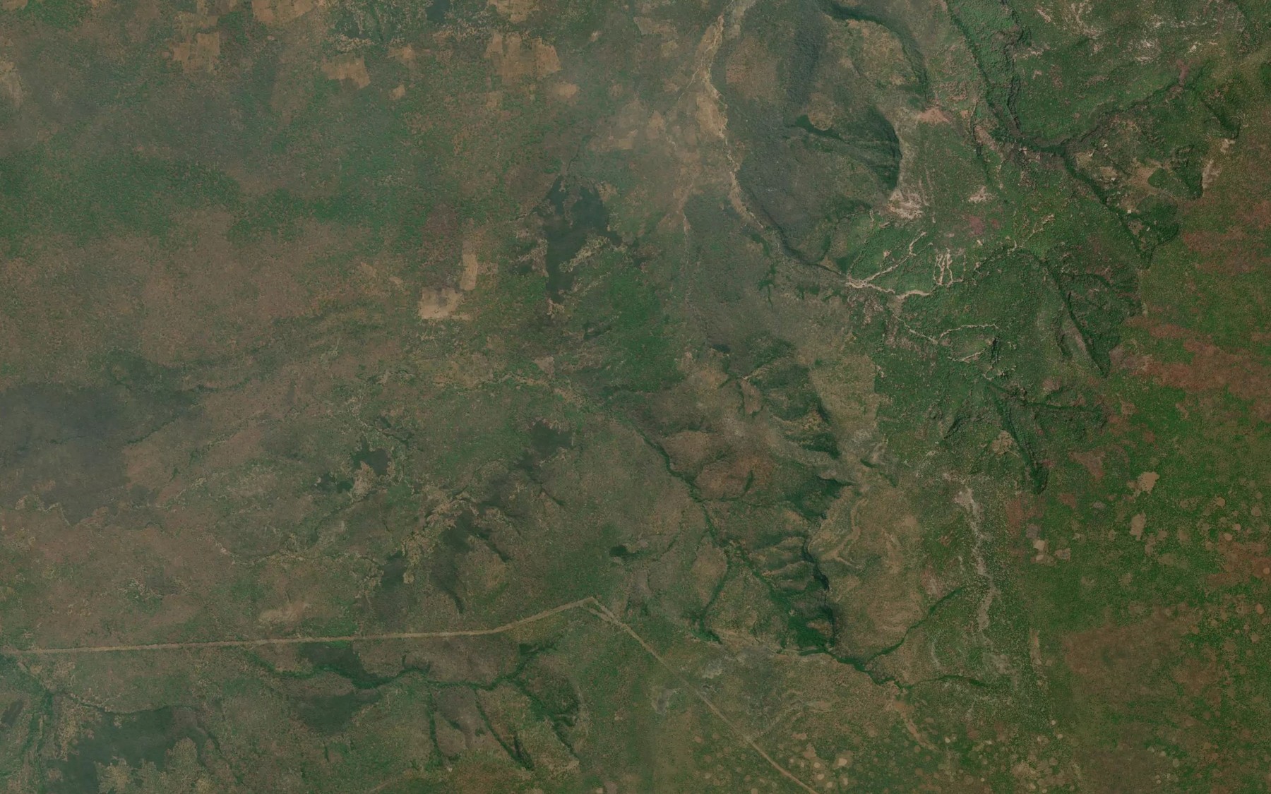 Satellite map of the Chita