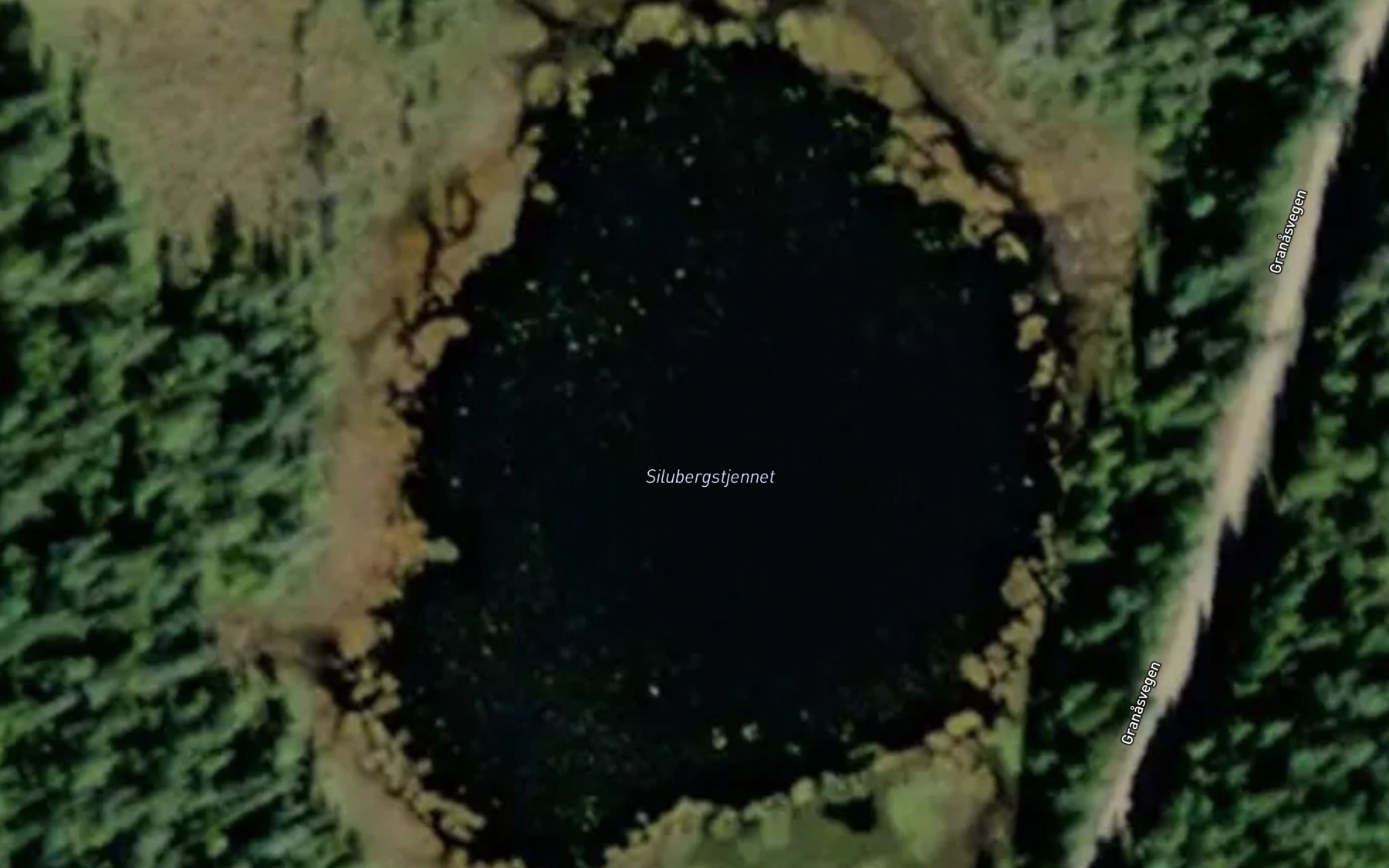 Satellite map of the Silubergstjernet