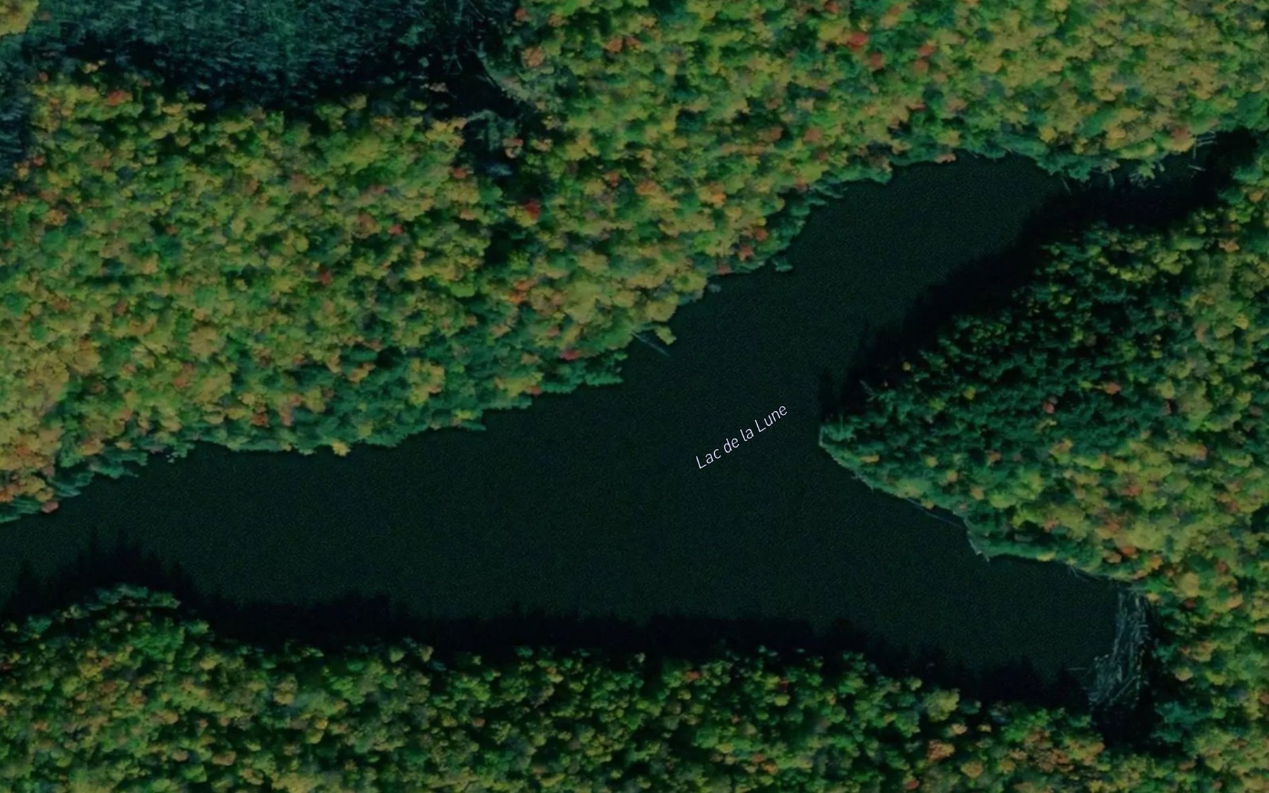 Satellite map of the Lac de la Lune
