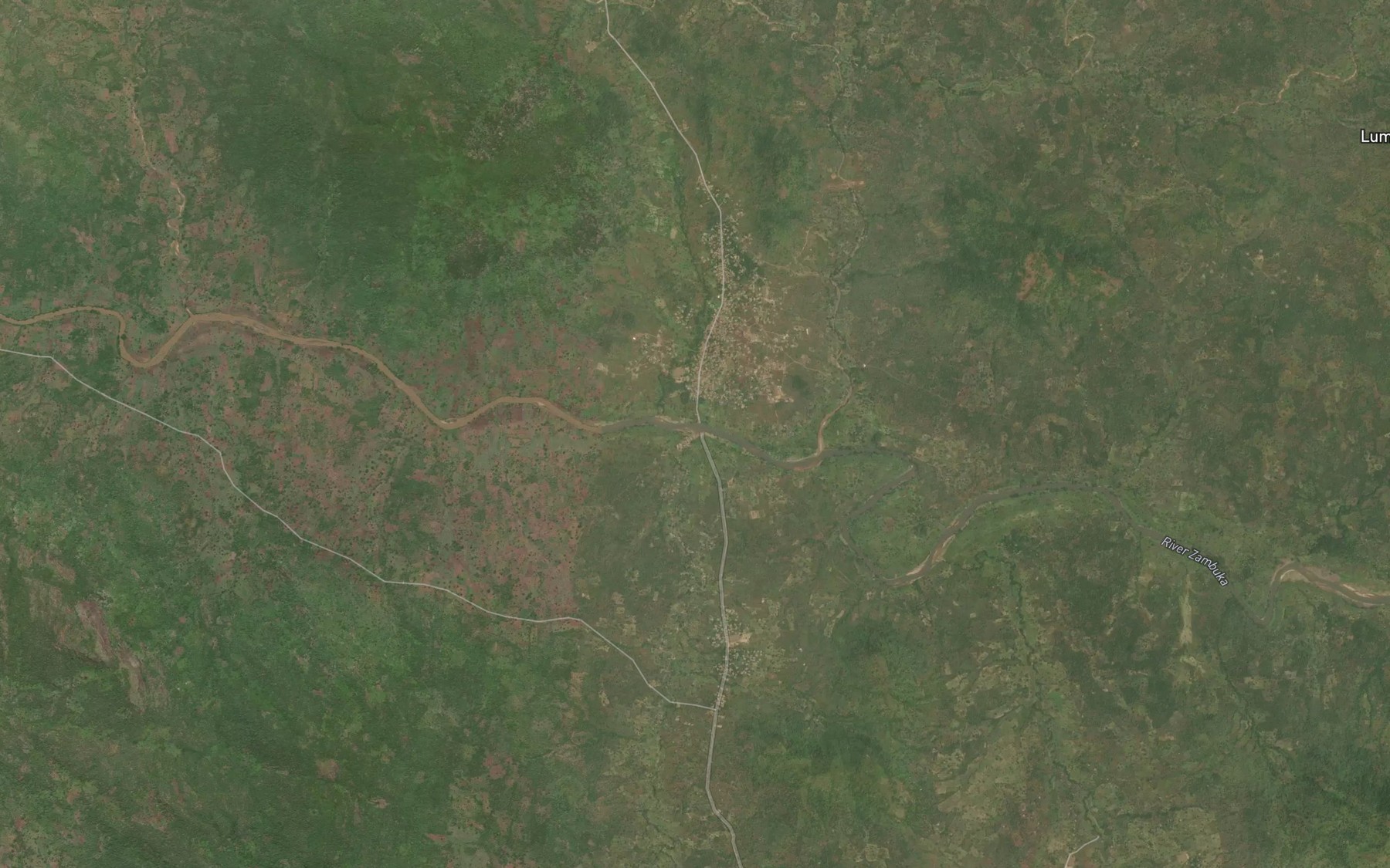 Satellite map of the River Ipo