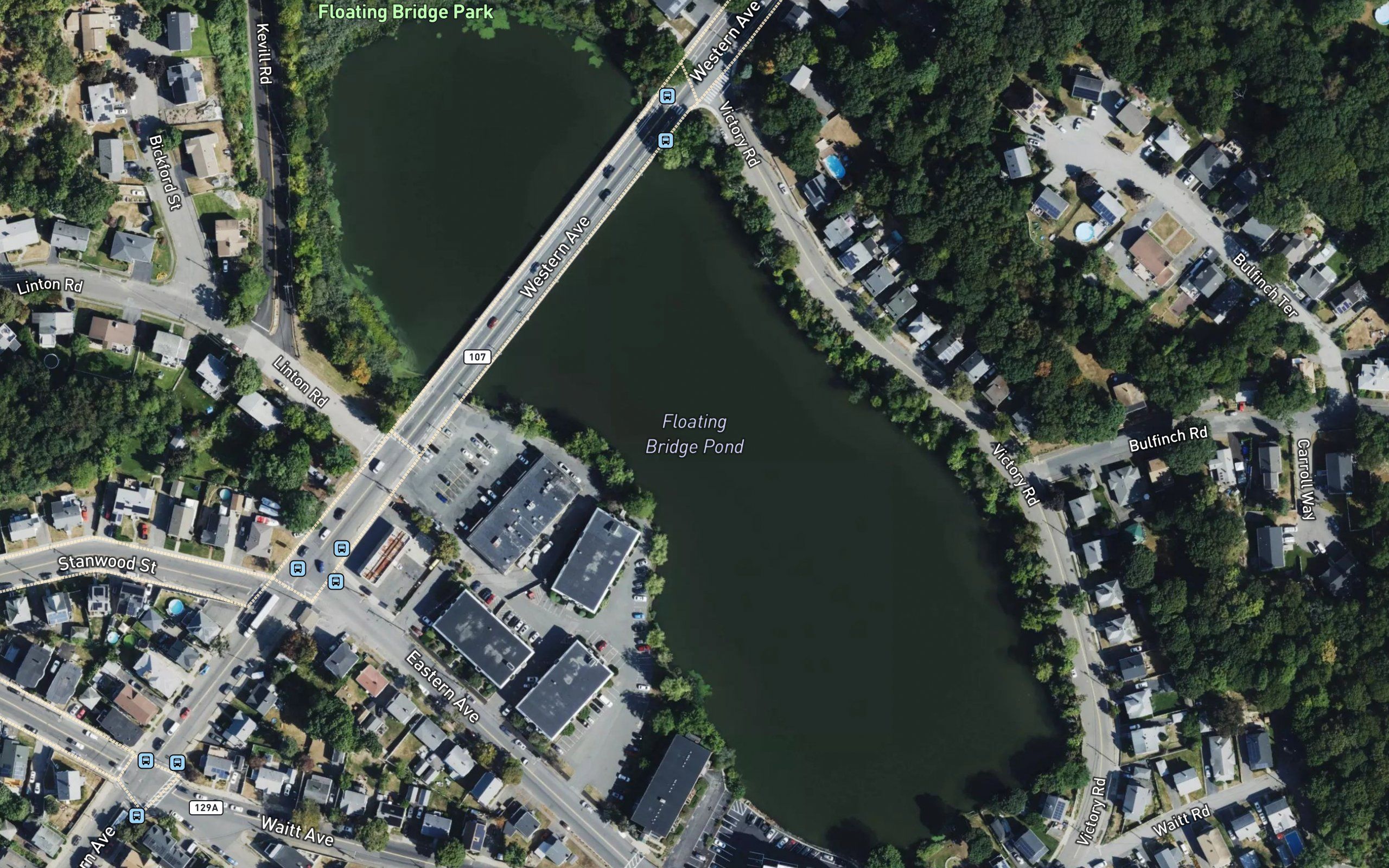 Floating Bridge Pond
