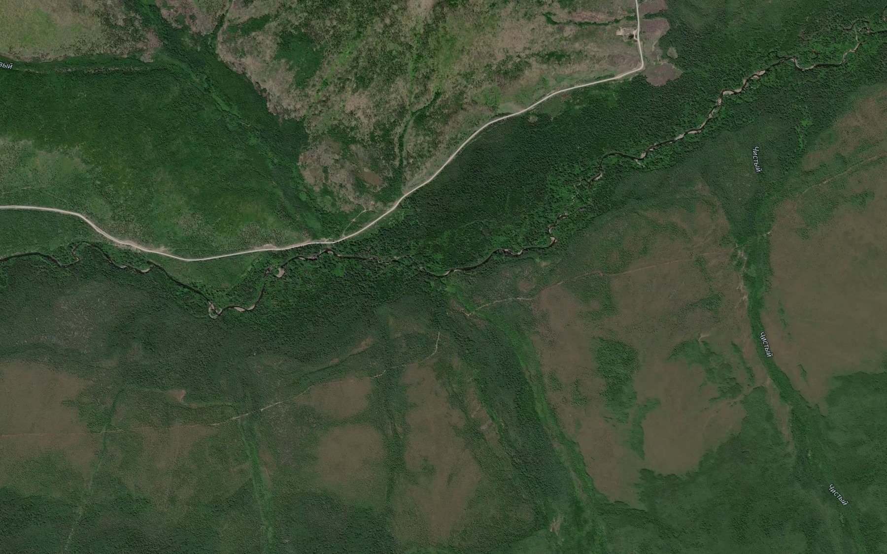 Satellite map of the Chernyy