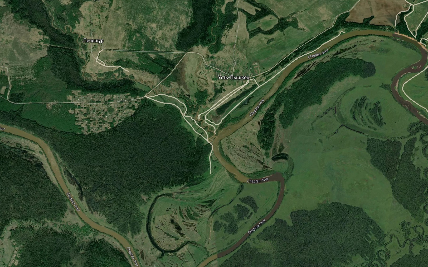 Satellite map of the Lyum