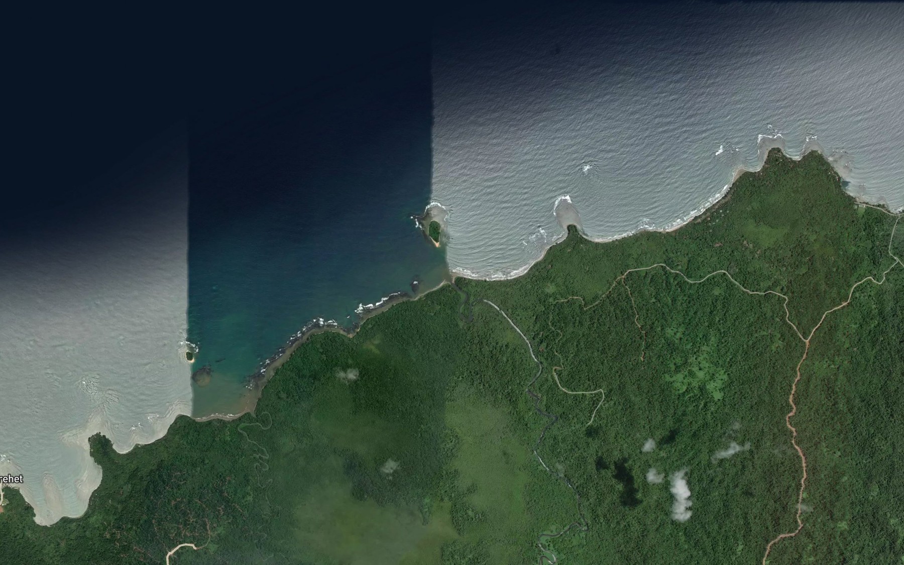 Satellite map of the Harlu River