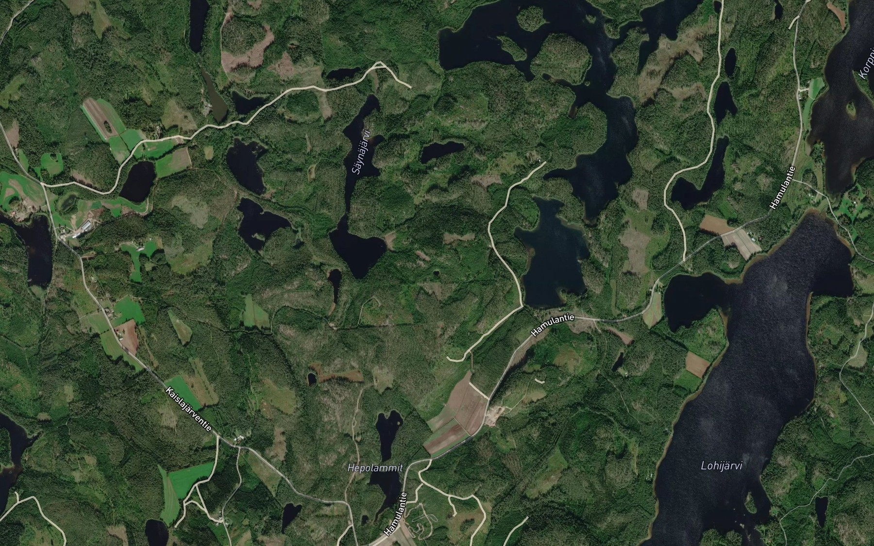 Satellite map of the Umpilampi