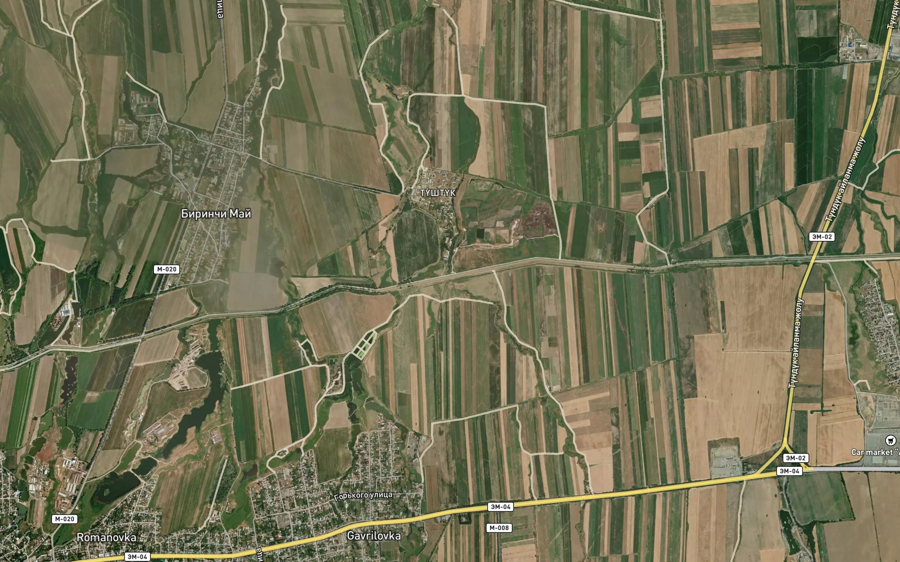 Satellite map of the Dzhalamysh
