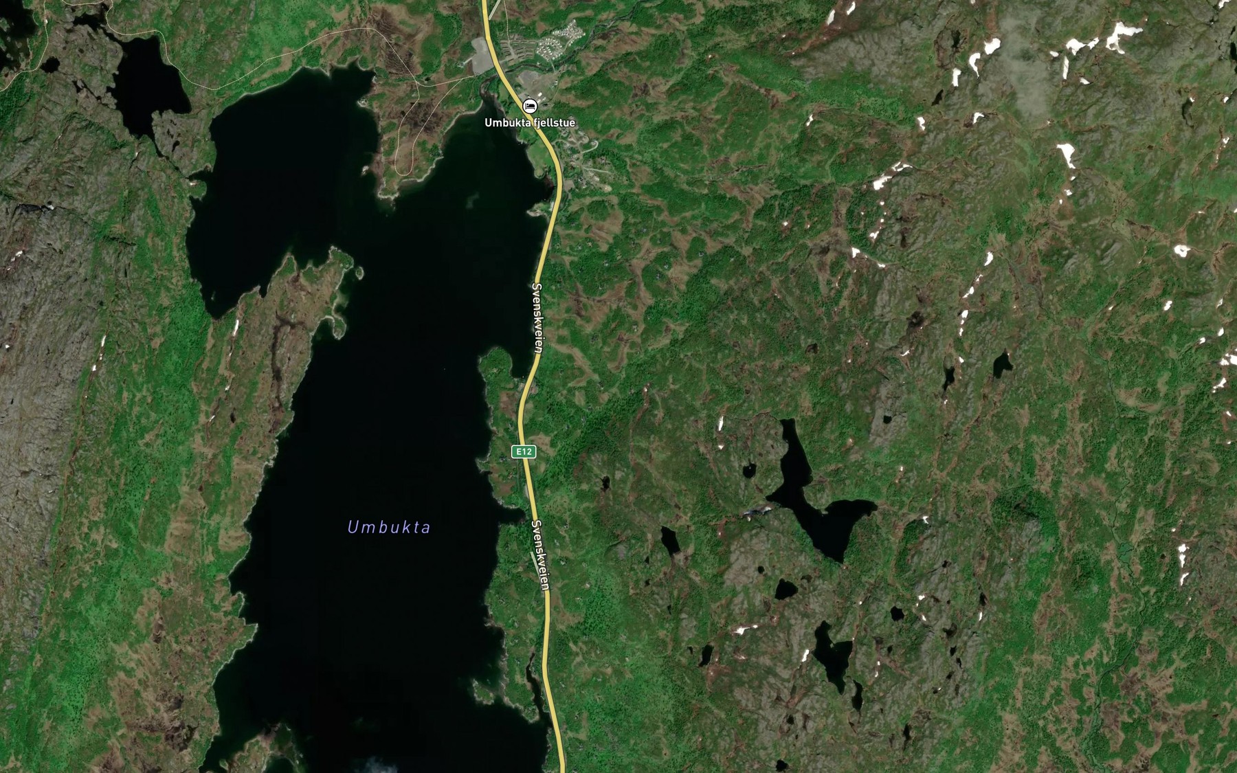 Satellite map of the Royrnesbekken