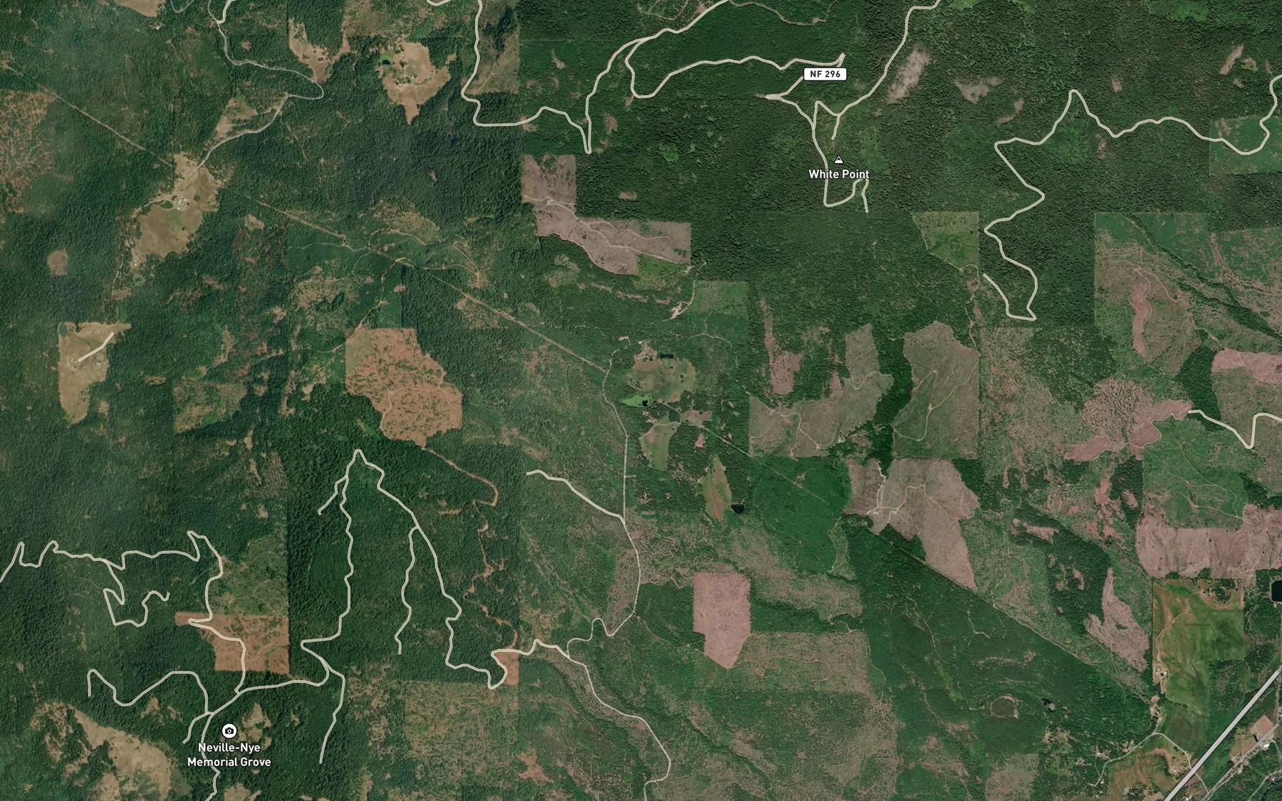 Satellite map of the Bassett Reservoir