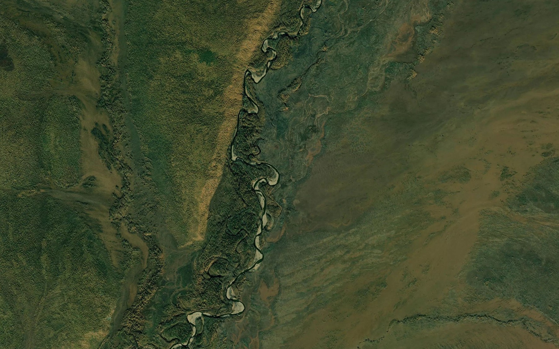 Satellite map of the Dlinnyy
