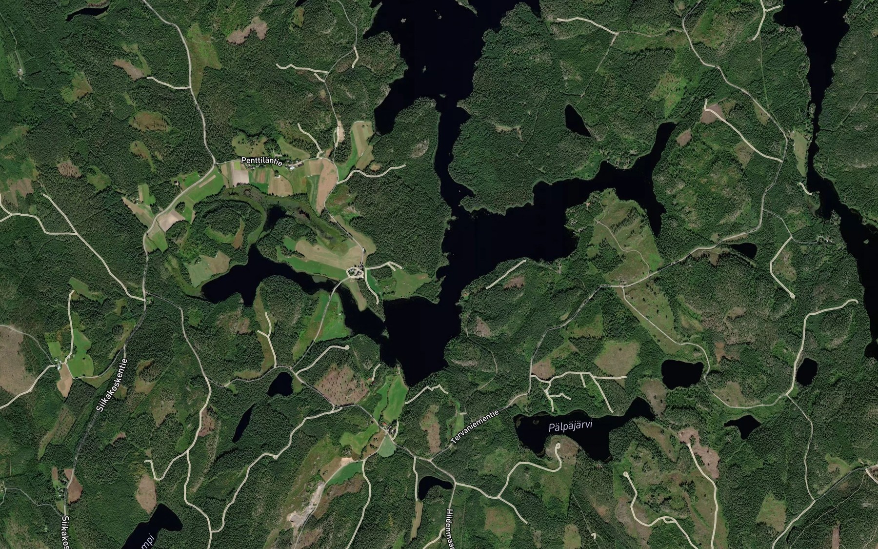 Satellite map of the Lempihaudanlahti