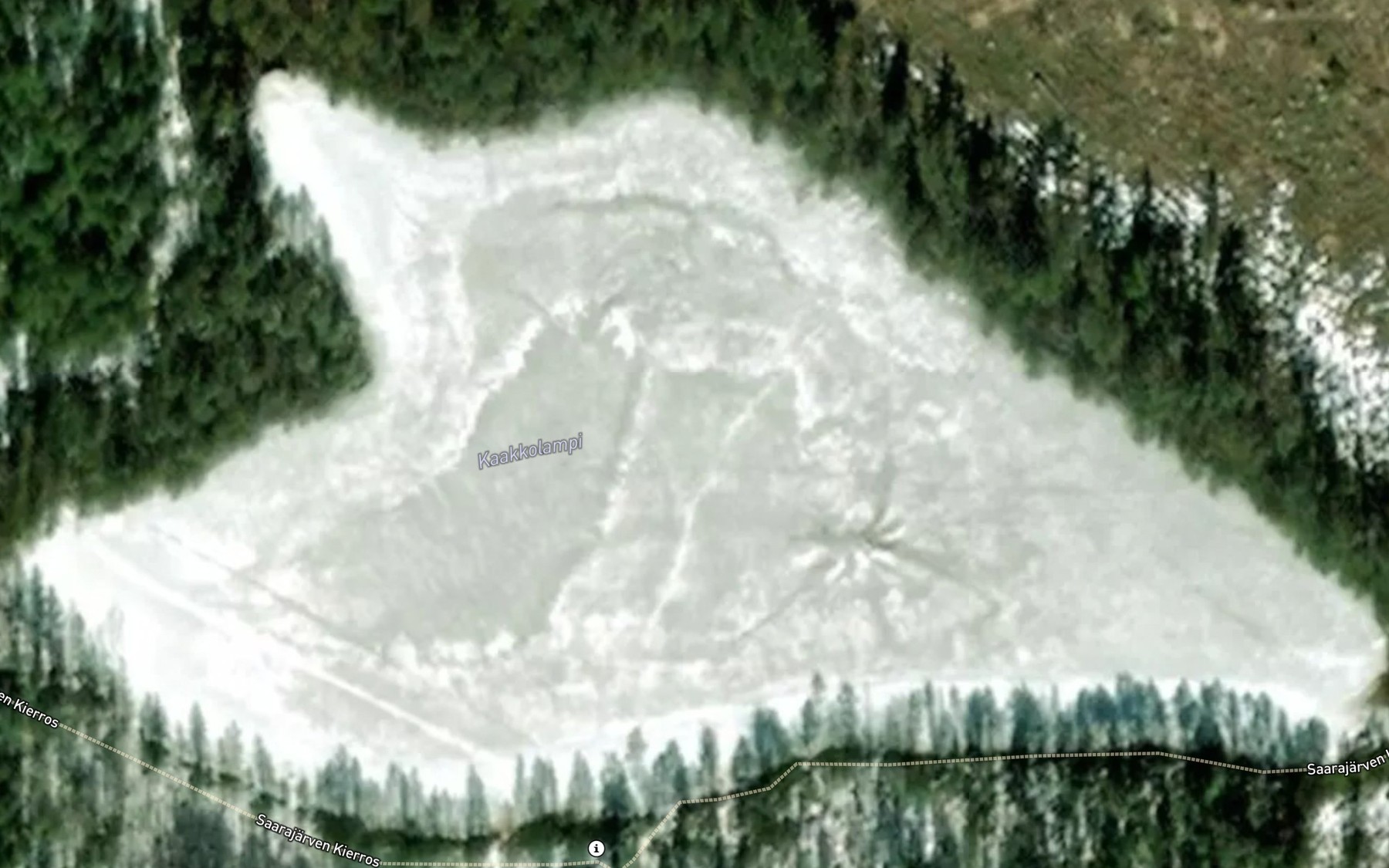 Satellite map of the Kaakkolampi