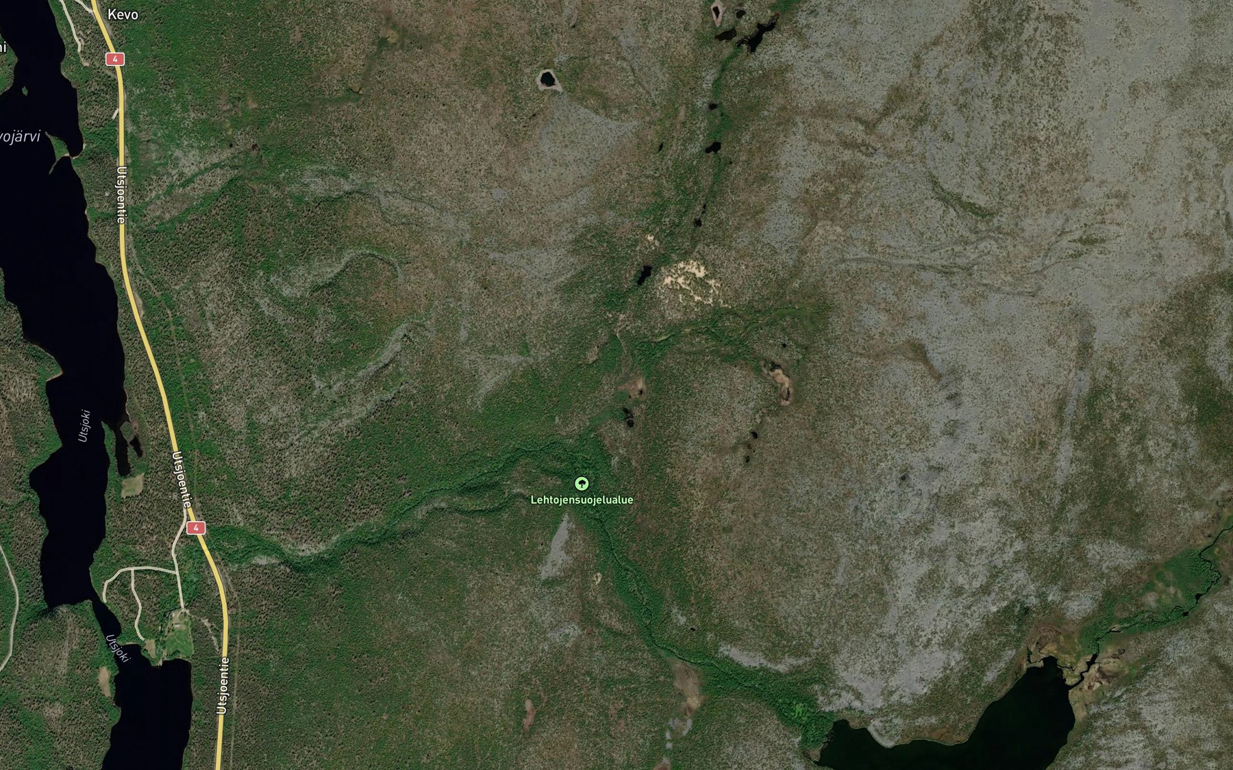 Satellite map of the Feardnaja