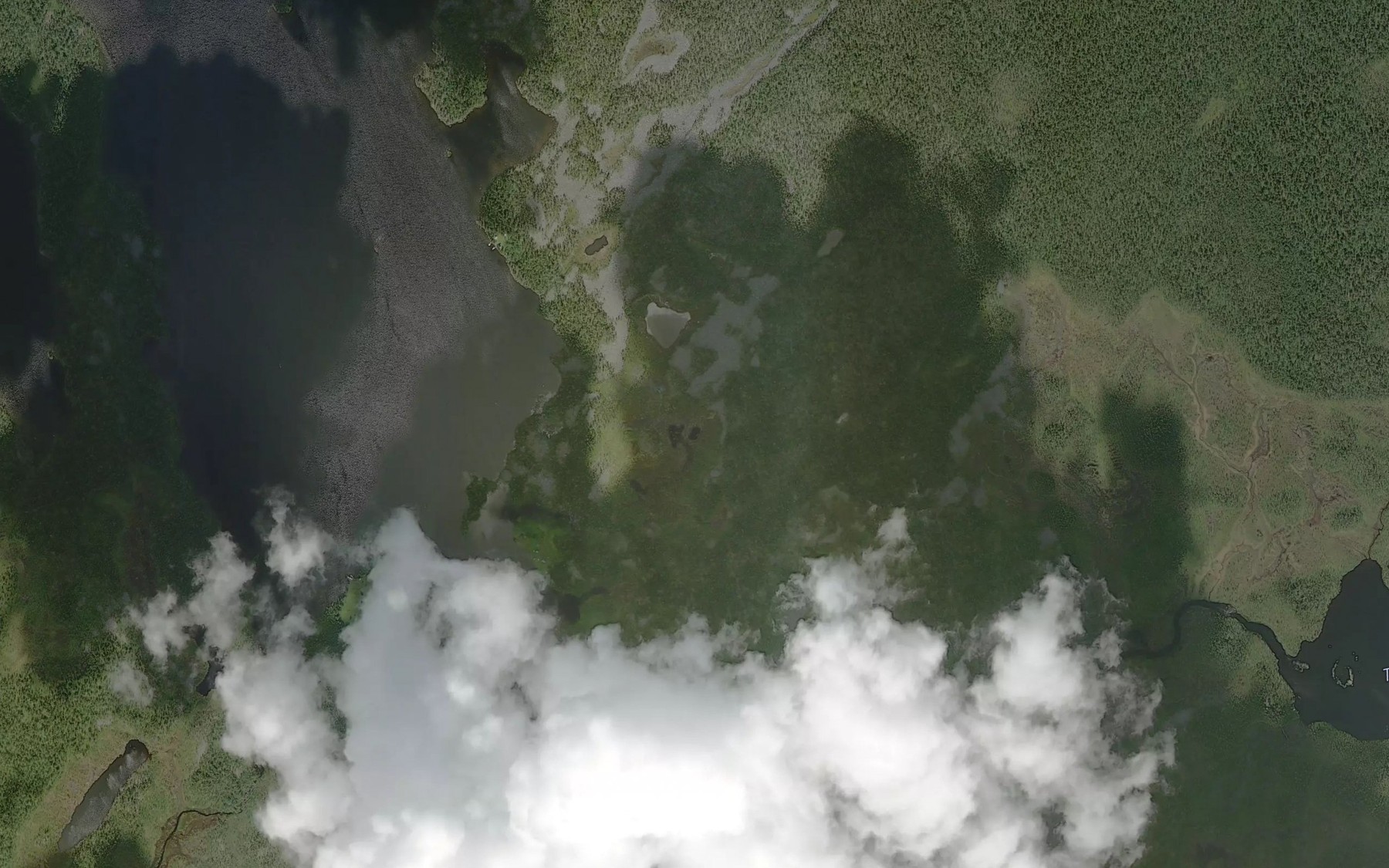 Satellite map of the Tirrolampi