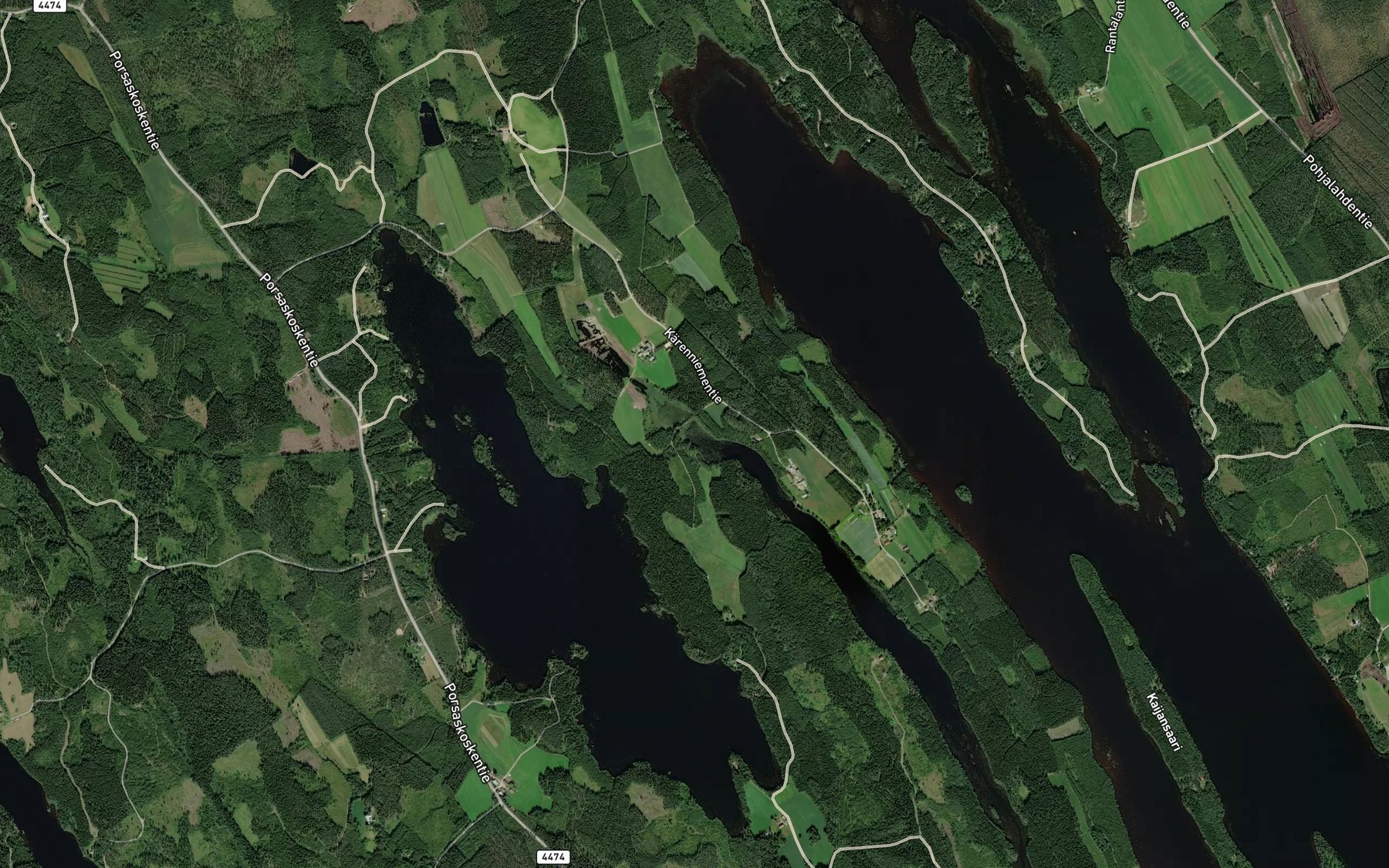 Satellite map of the Kalliolahti