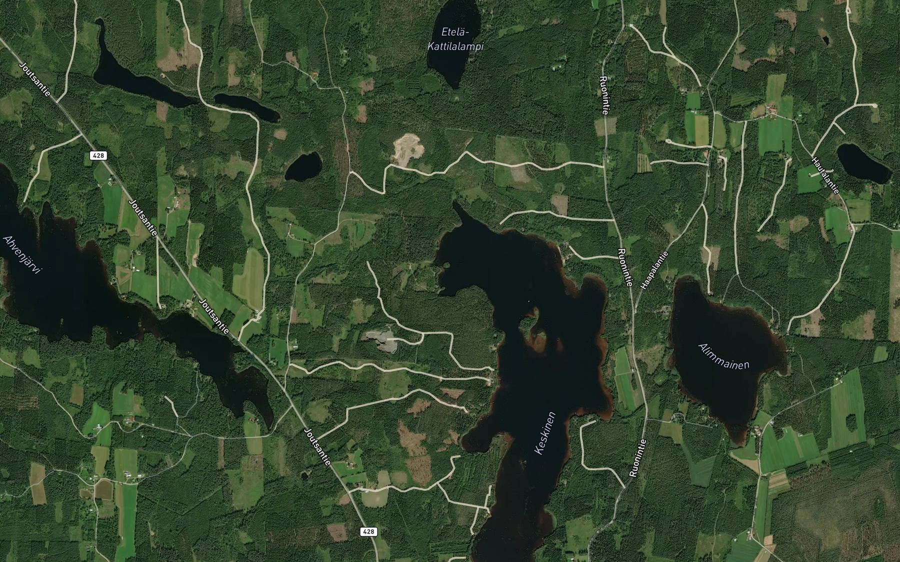 Satellite map of the Kinturinlahti