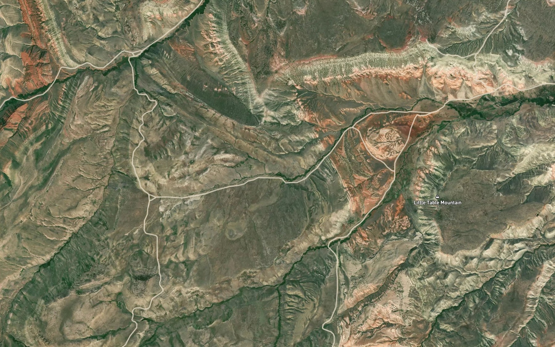 Satellite map of the Iron Creek Spring