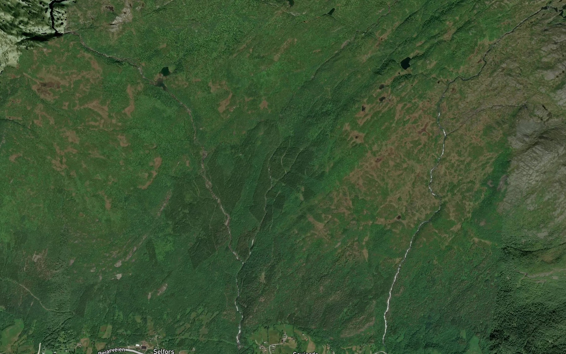 Satellite map of the Gleinaga
