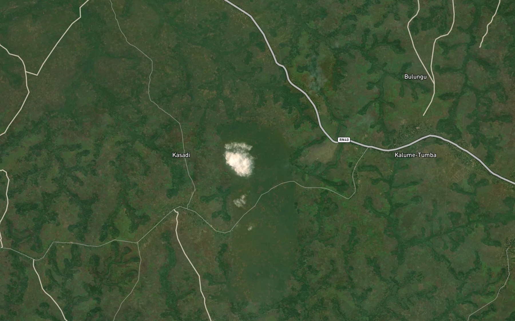 Satellite map of the Kamabiabia