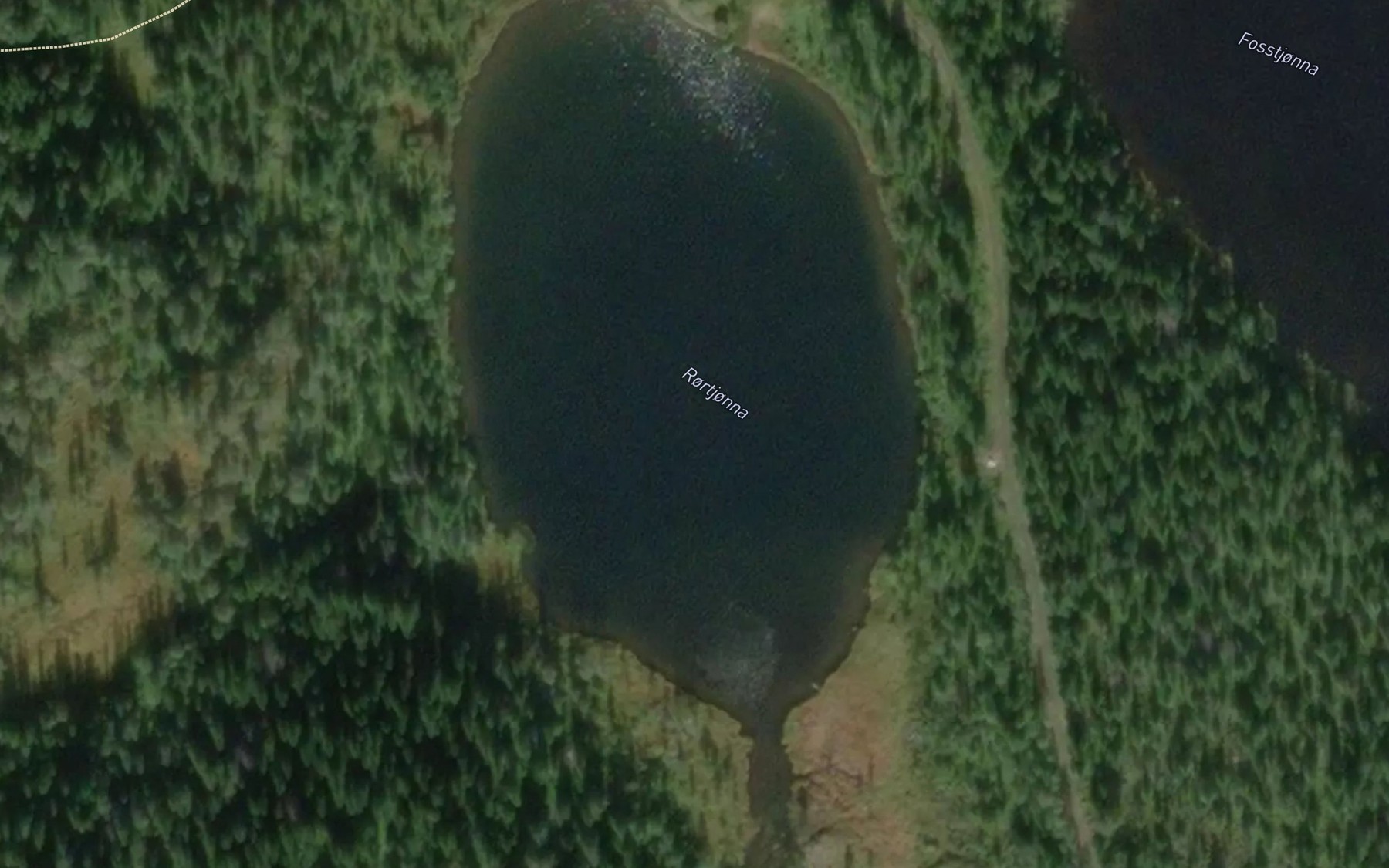 Satellite map of the Rortjonna