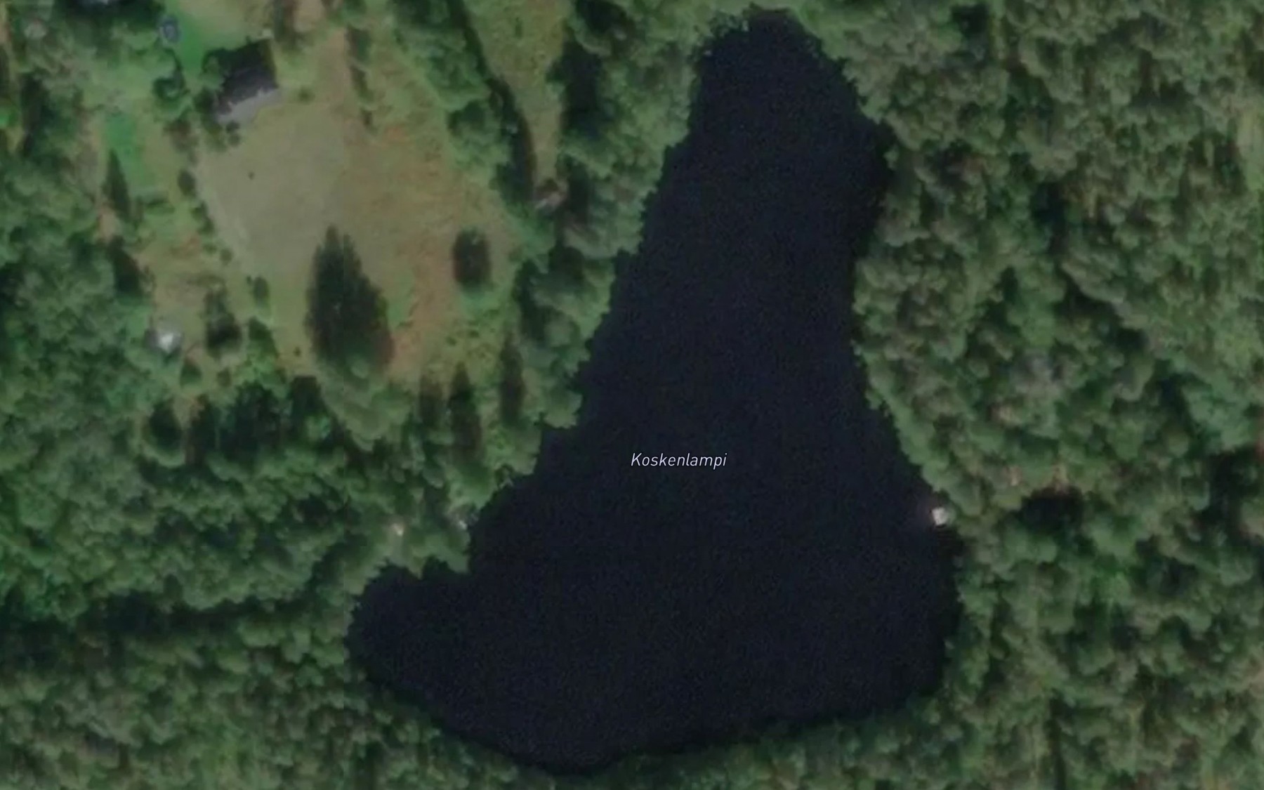 Satellite map of the Koskenlampi