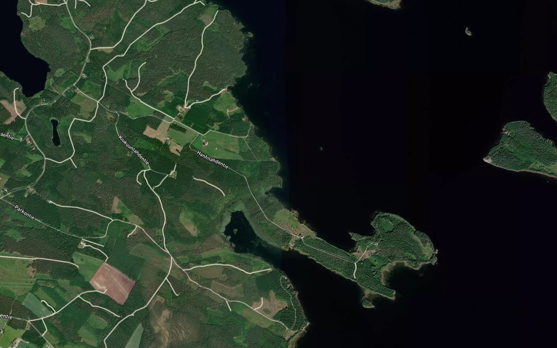 Satellite map of the Tammalahti