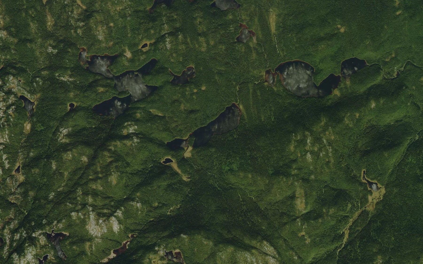 Satellite map of the Lac Mario