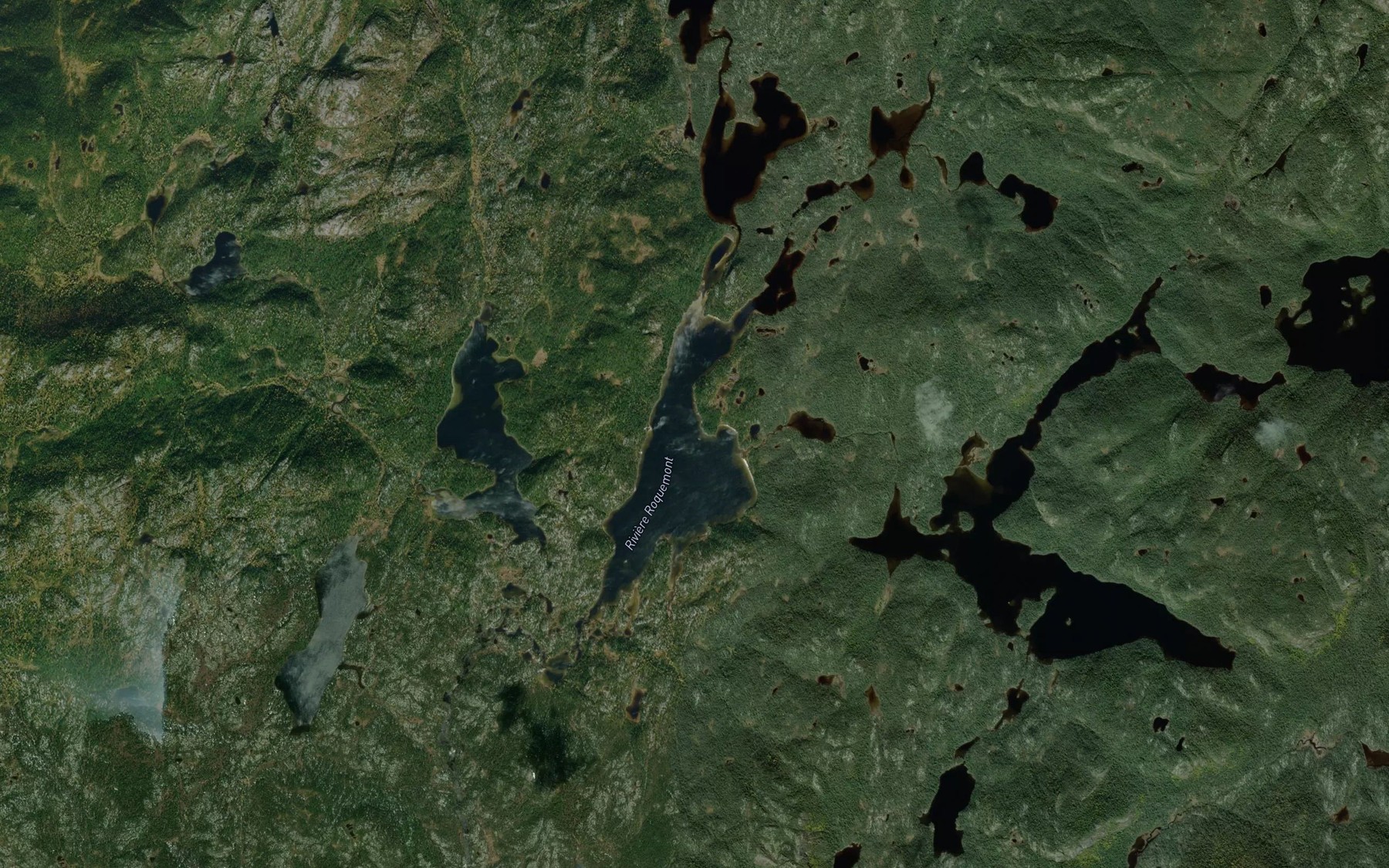Satellite map of the Lac Polan