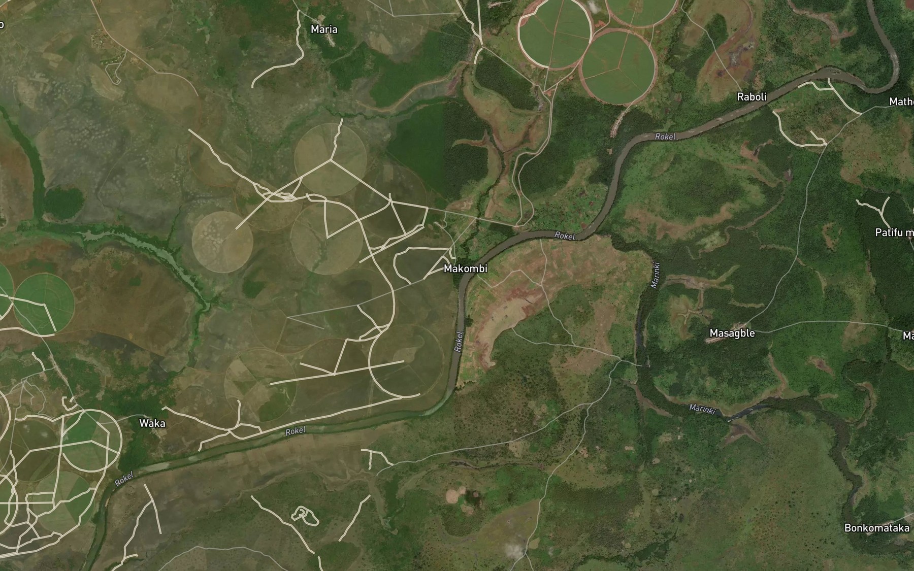 Satellite map of the Mataka