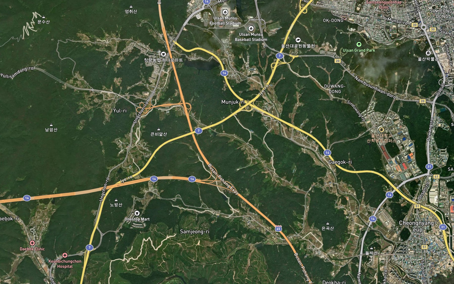 Satellite map of the Sumungolmot