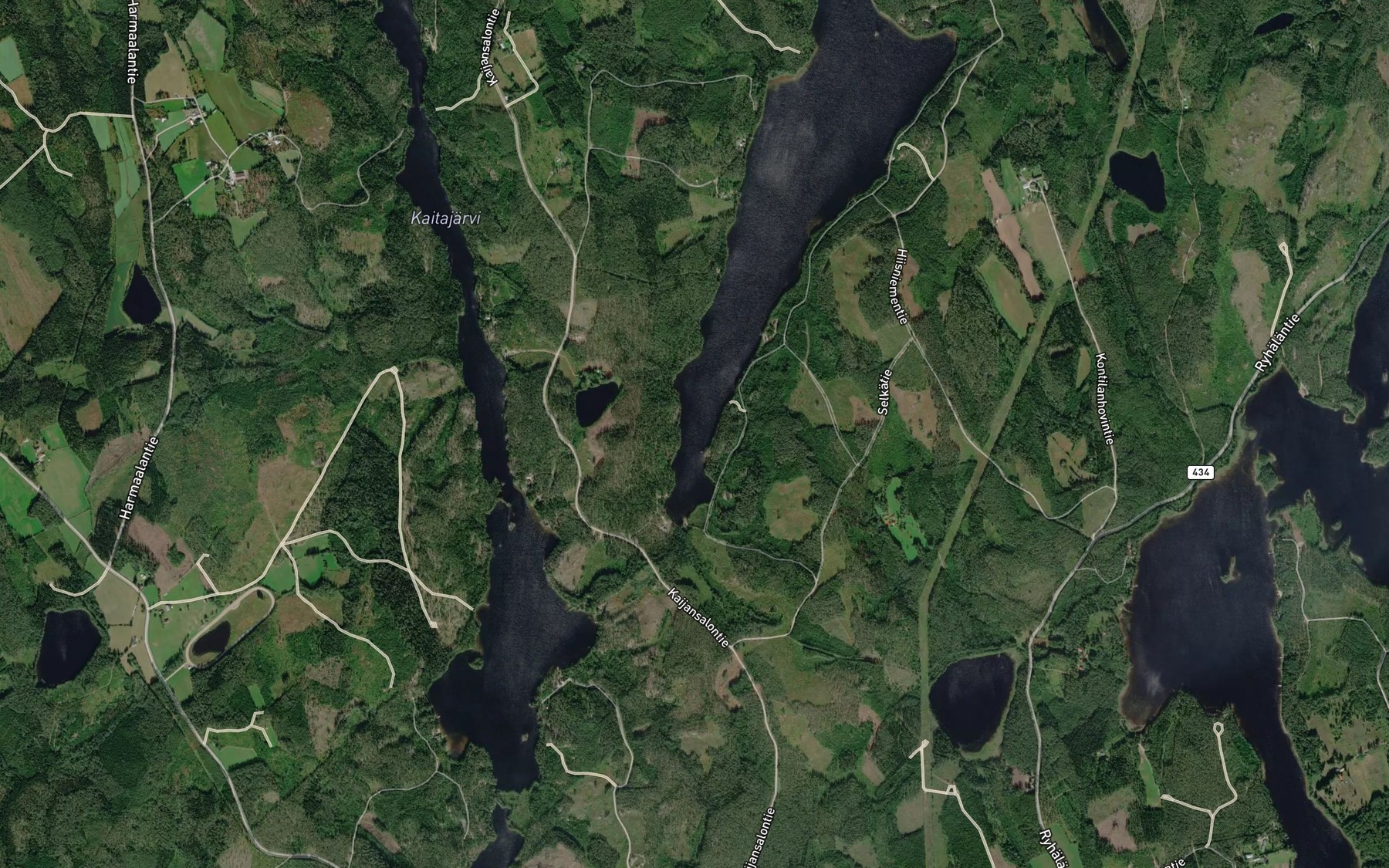 Satellite map of the Myllynlahti