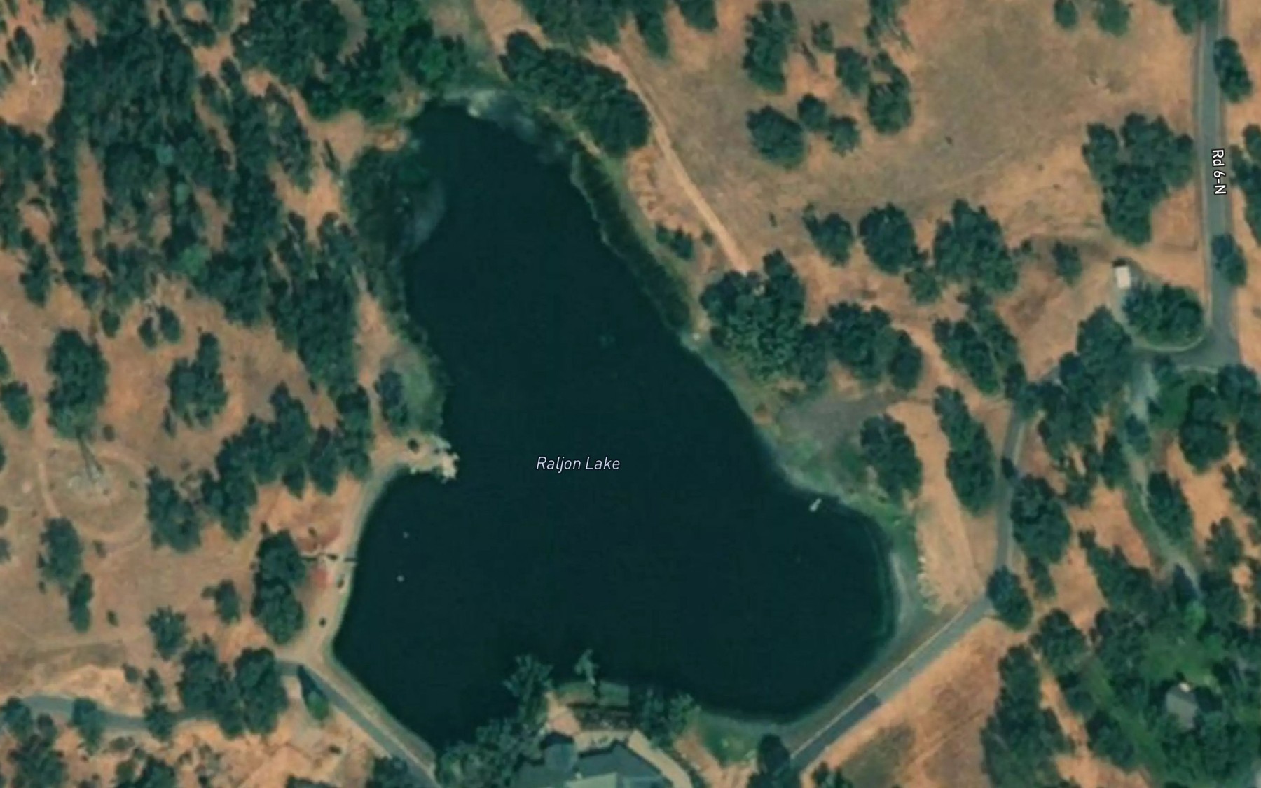 Satellite map of the Raljon Lake