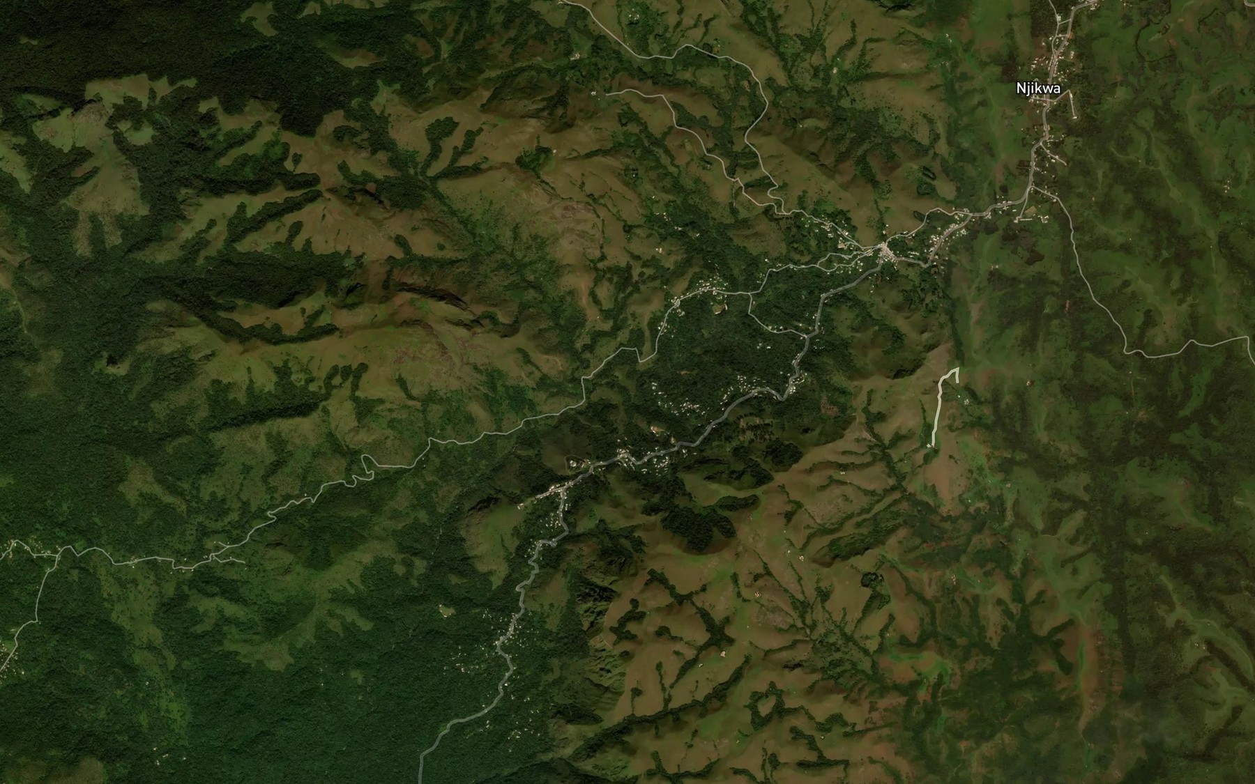 Satellite map of the Aufo