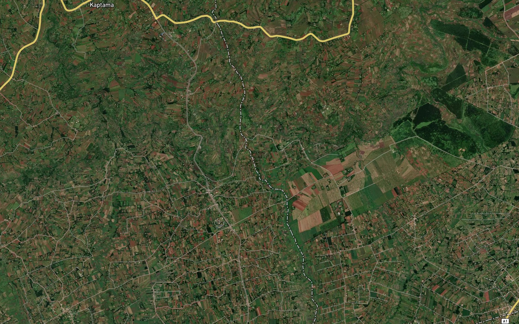 Satellite map of the Birijo Sambaa