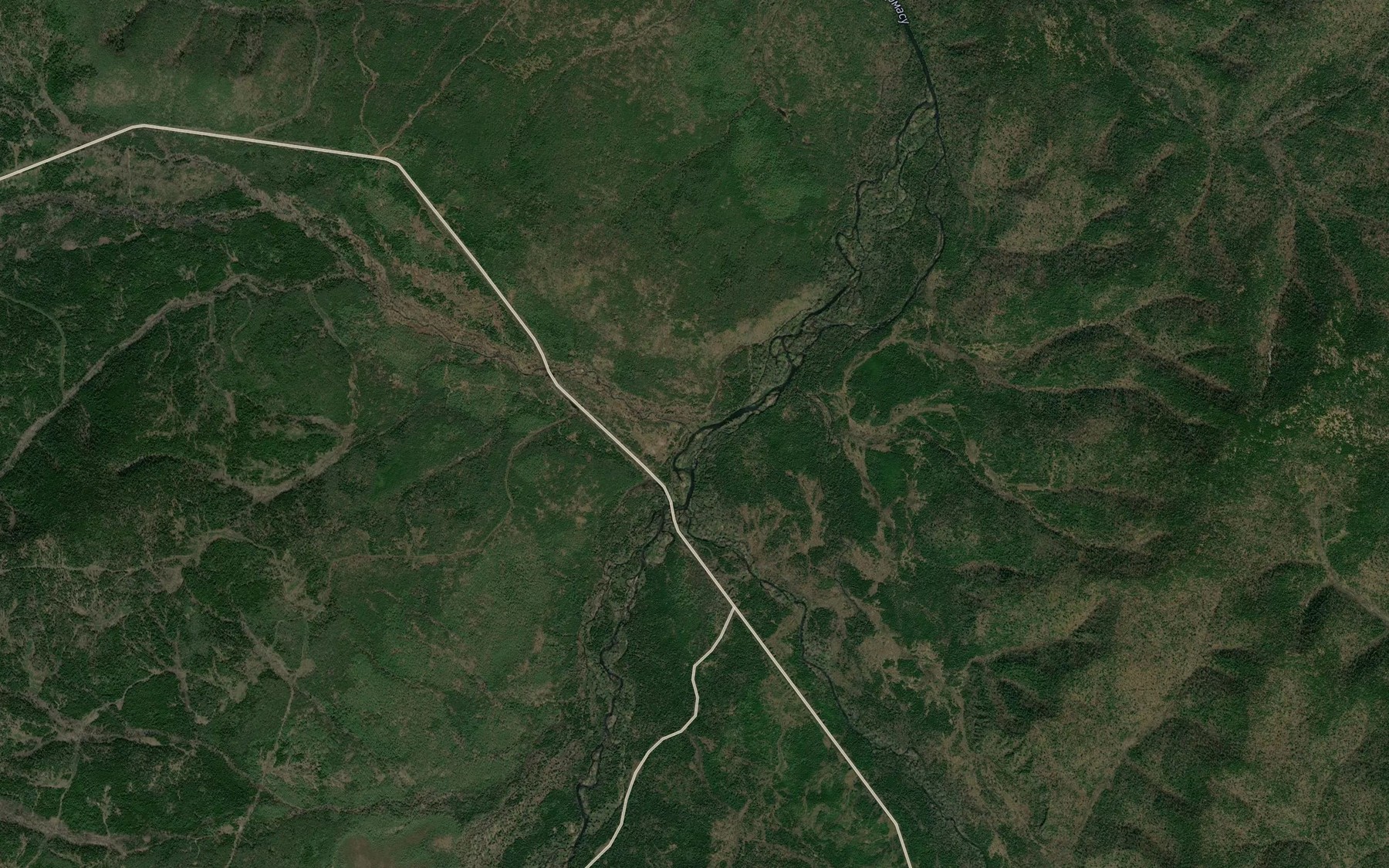 Satellite map of the Tukhala