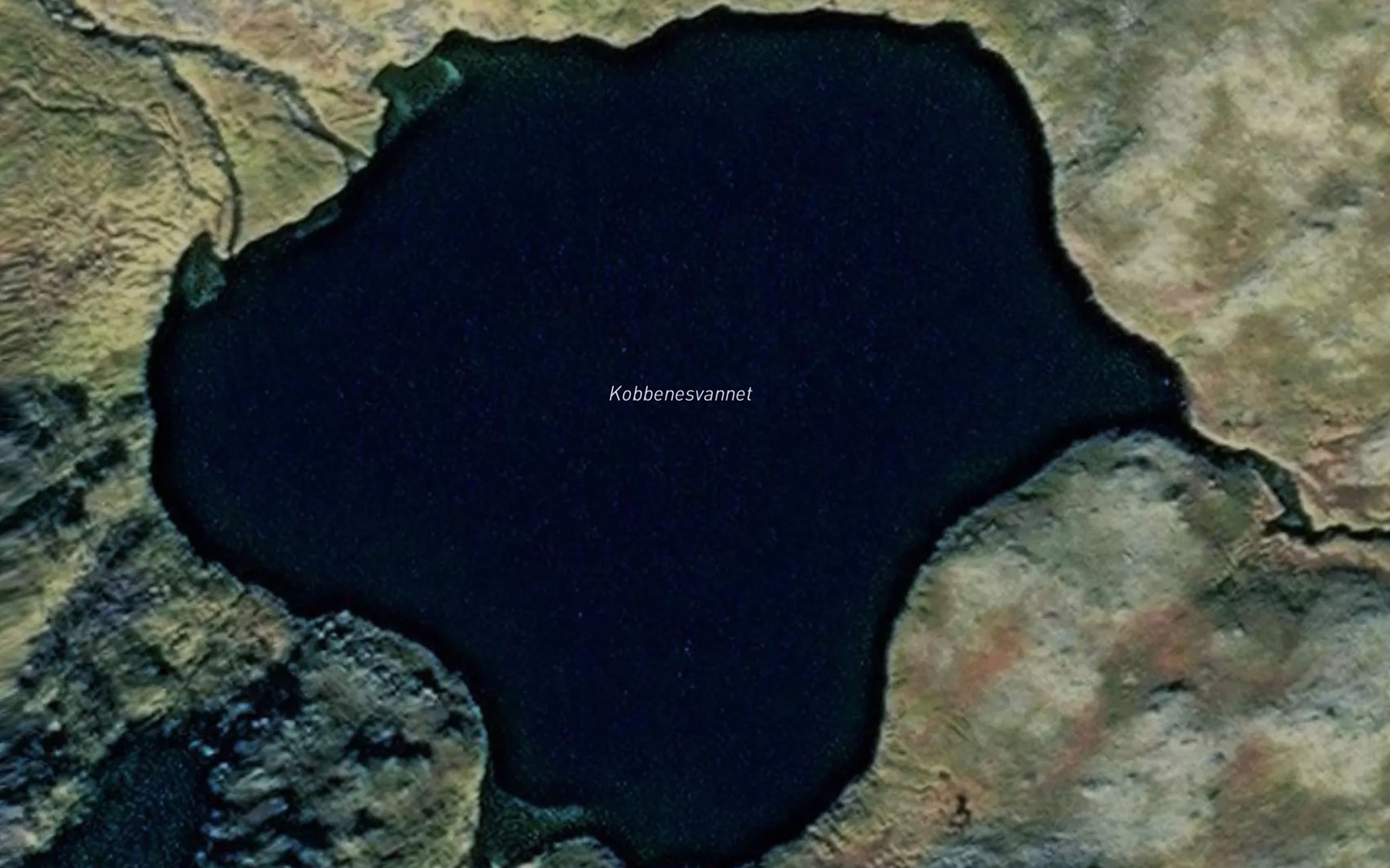 Satellite map of the Kobbenesvannet