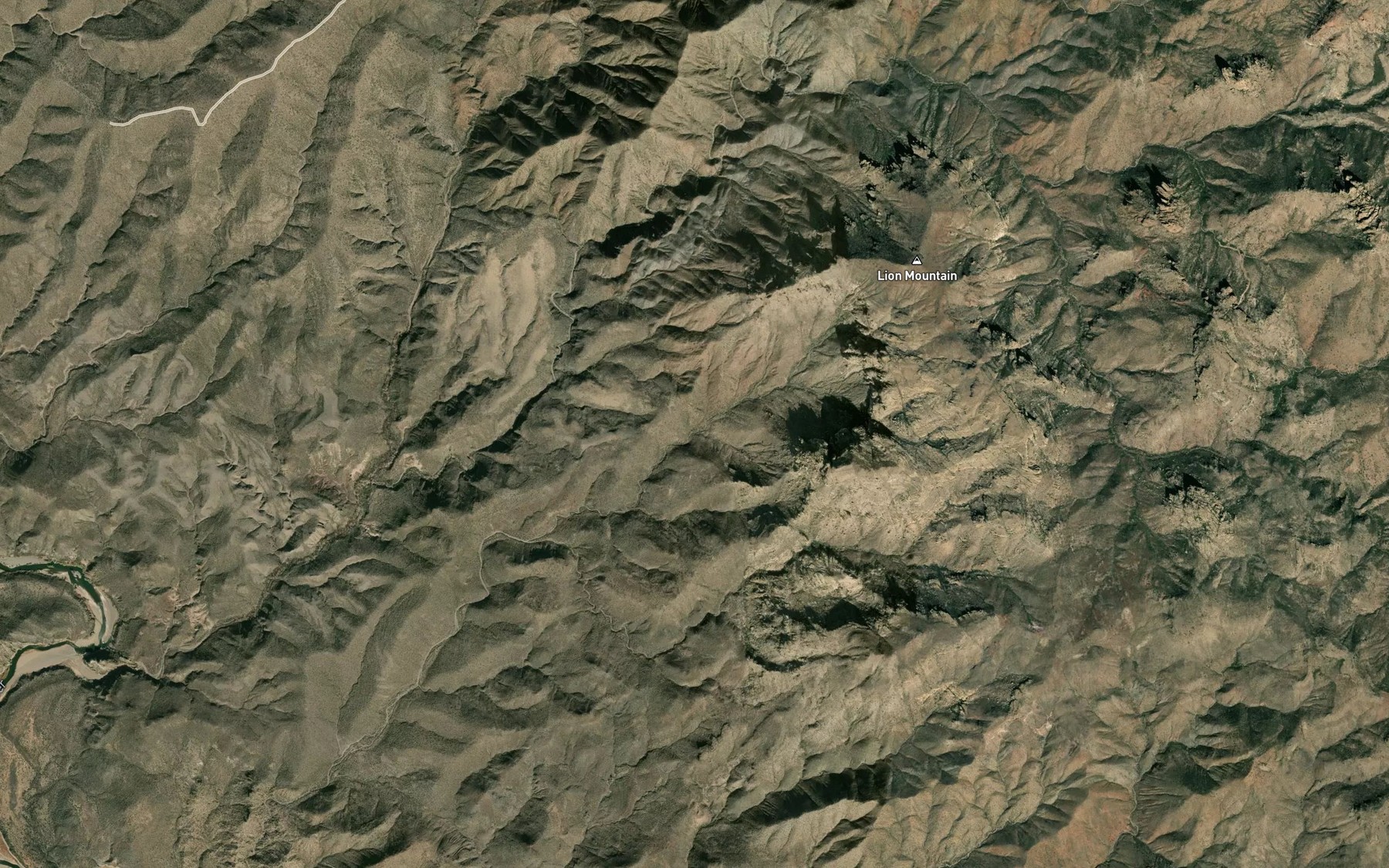 Satellite map of the Jack Spring