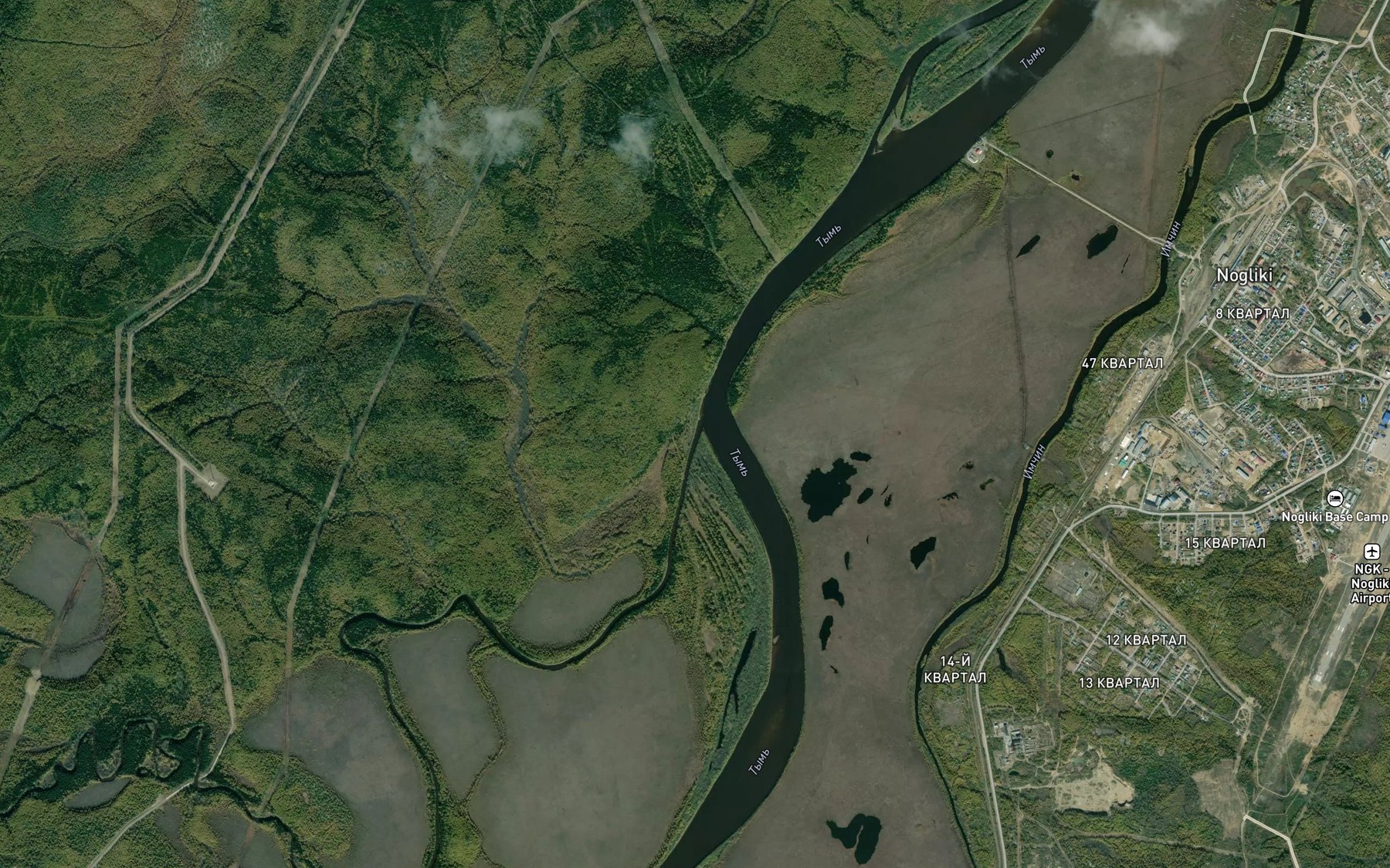 Satellite map of the Chachma