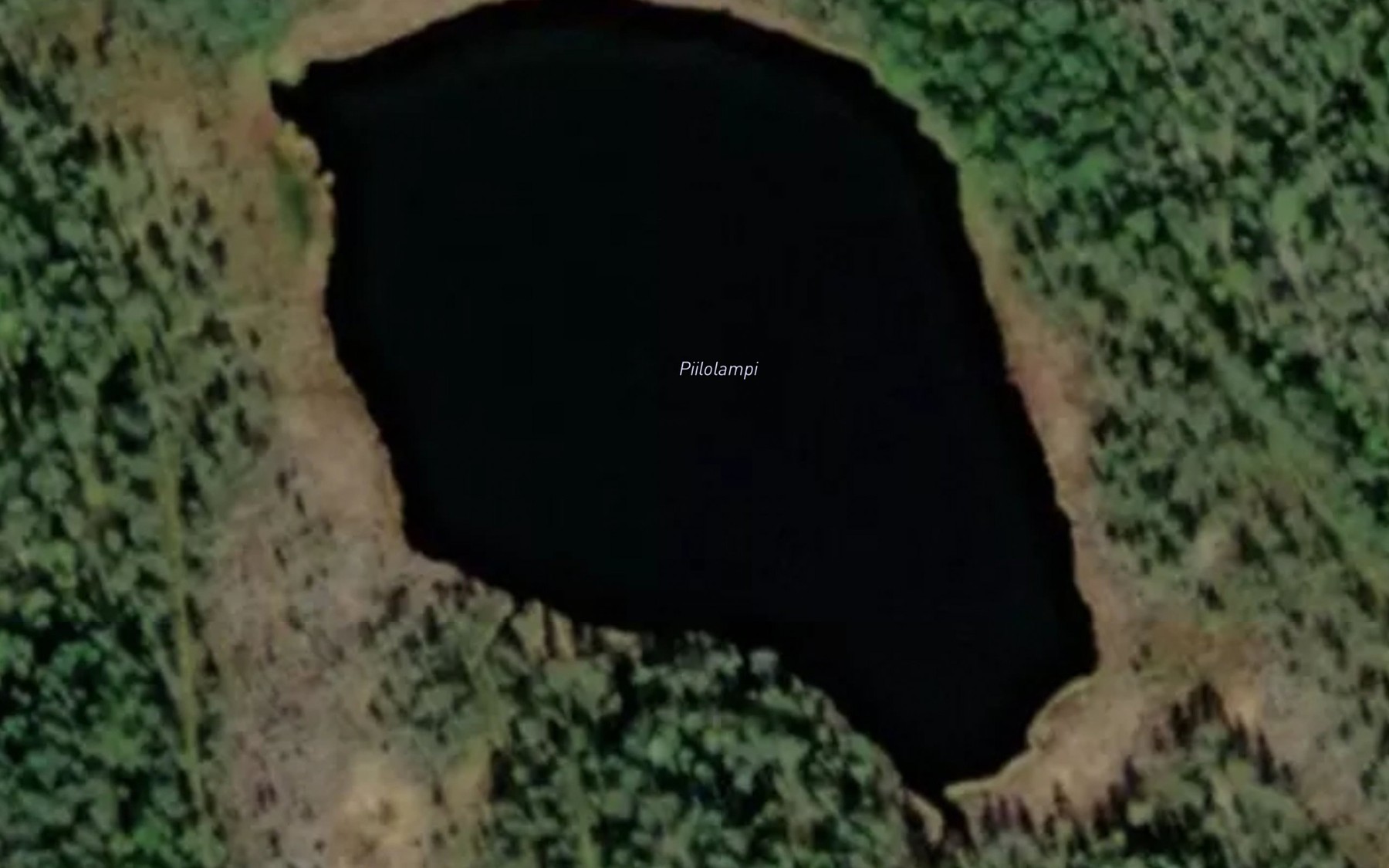 Satellite map of the Piilolampi