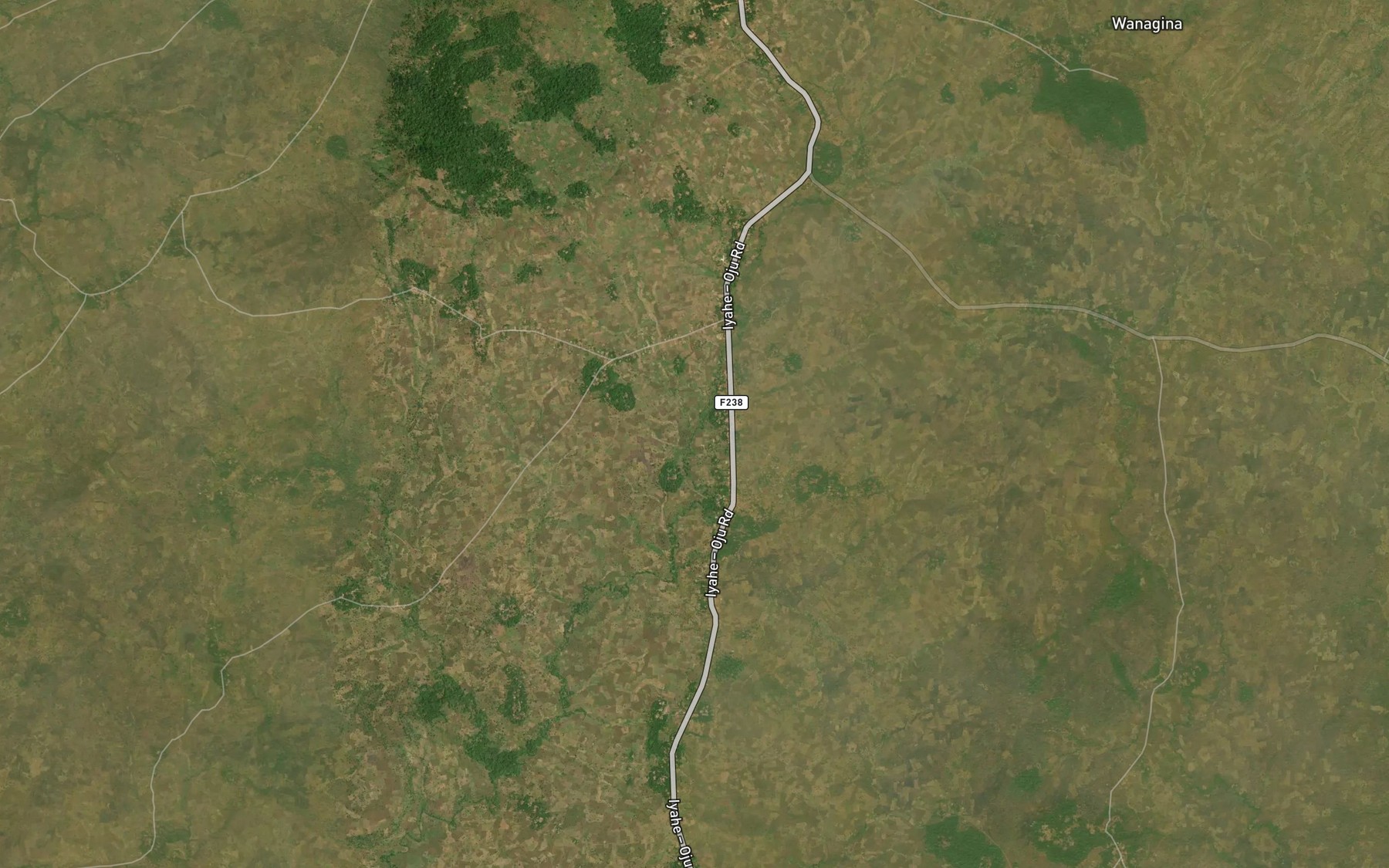 Satellite map of the River Ikotibenta