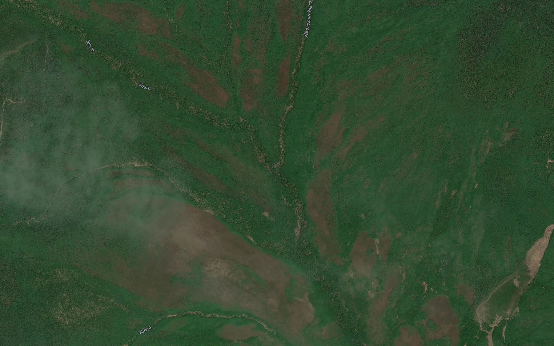 Satellite map of the Dzholokon-El'go