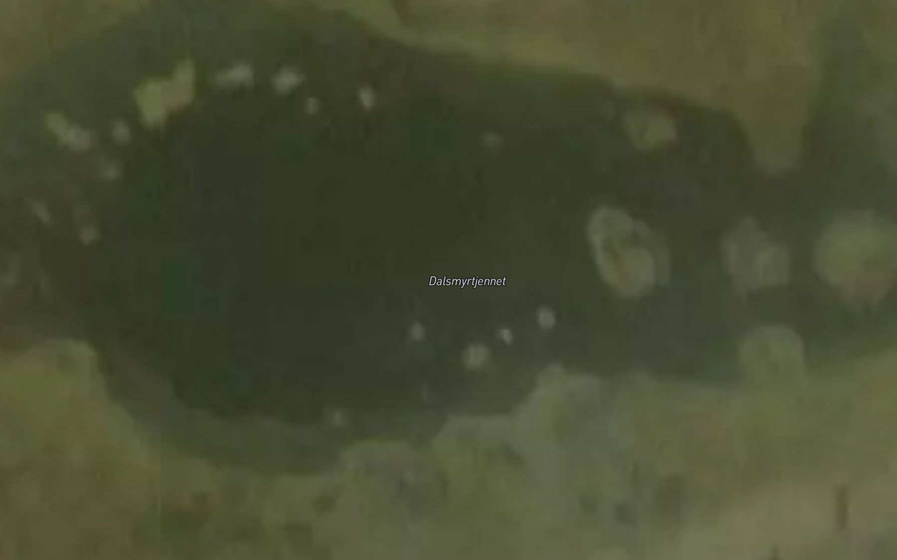Satellite map of the Dalsmyrtjennet