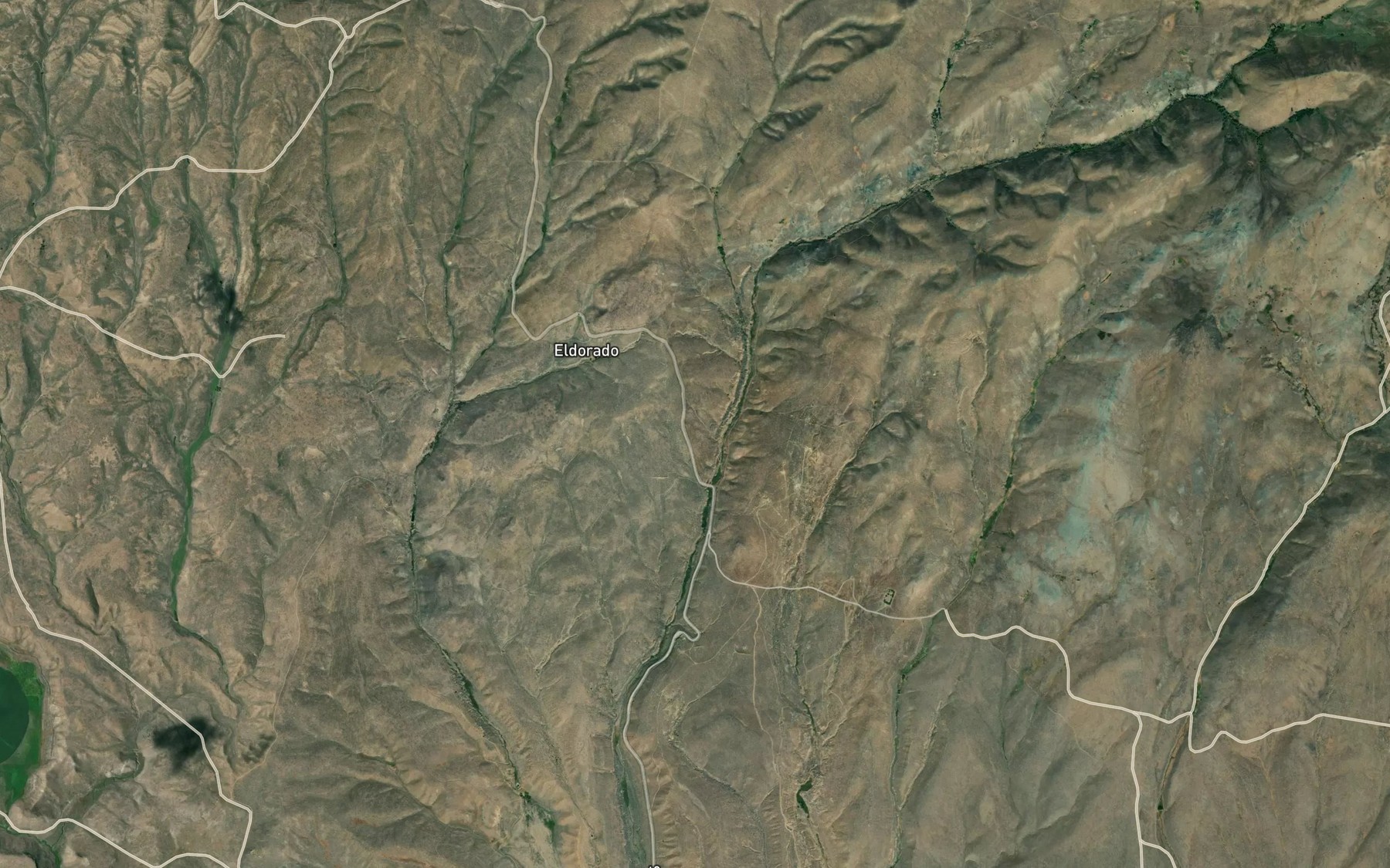 Satellite map of the Lynns Ditch