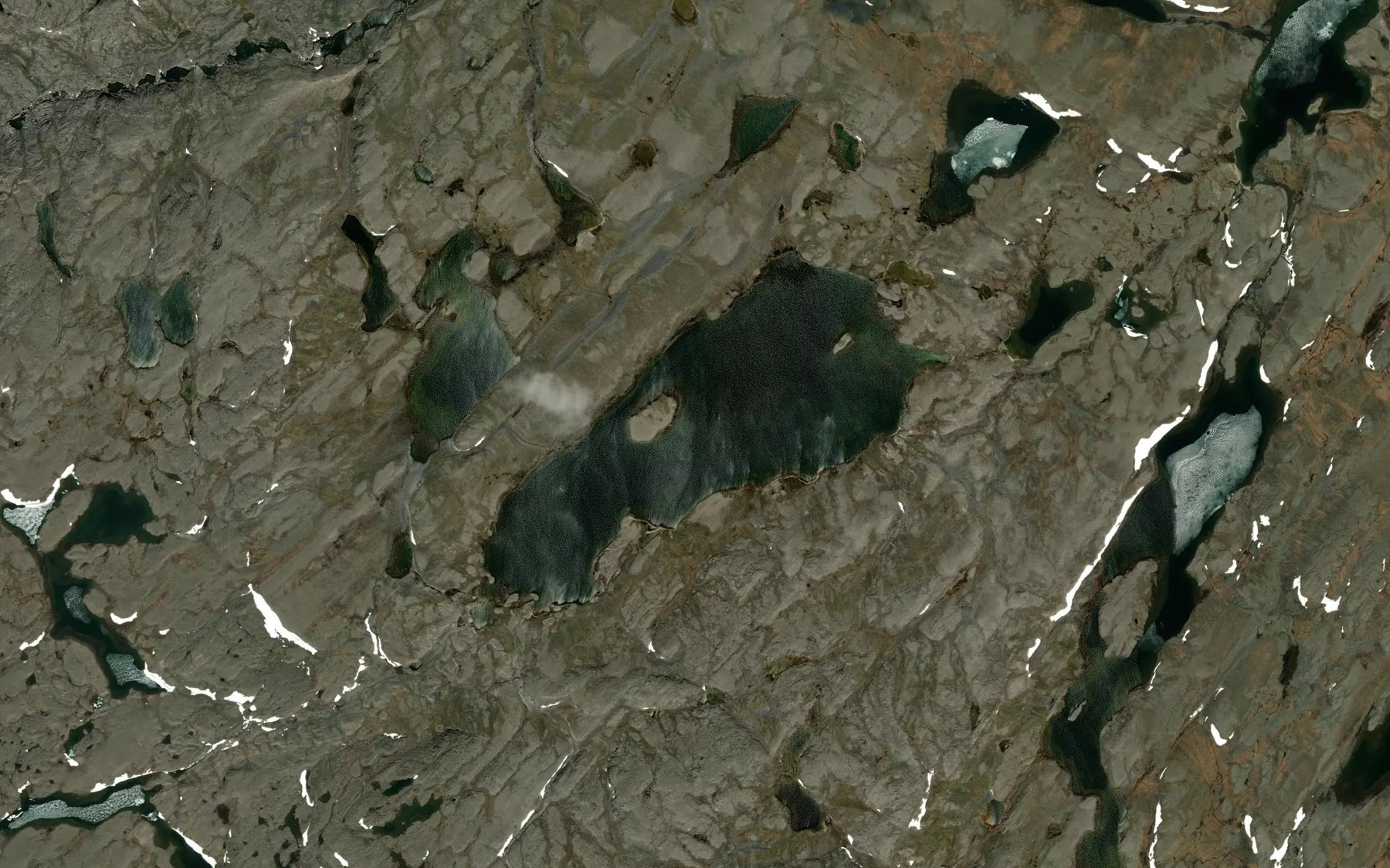 Satellite map of the Lac Margery
