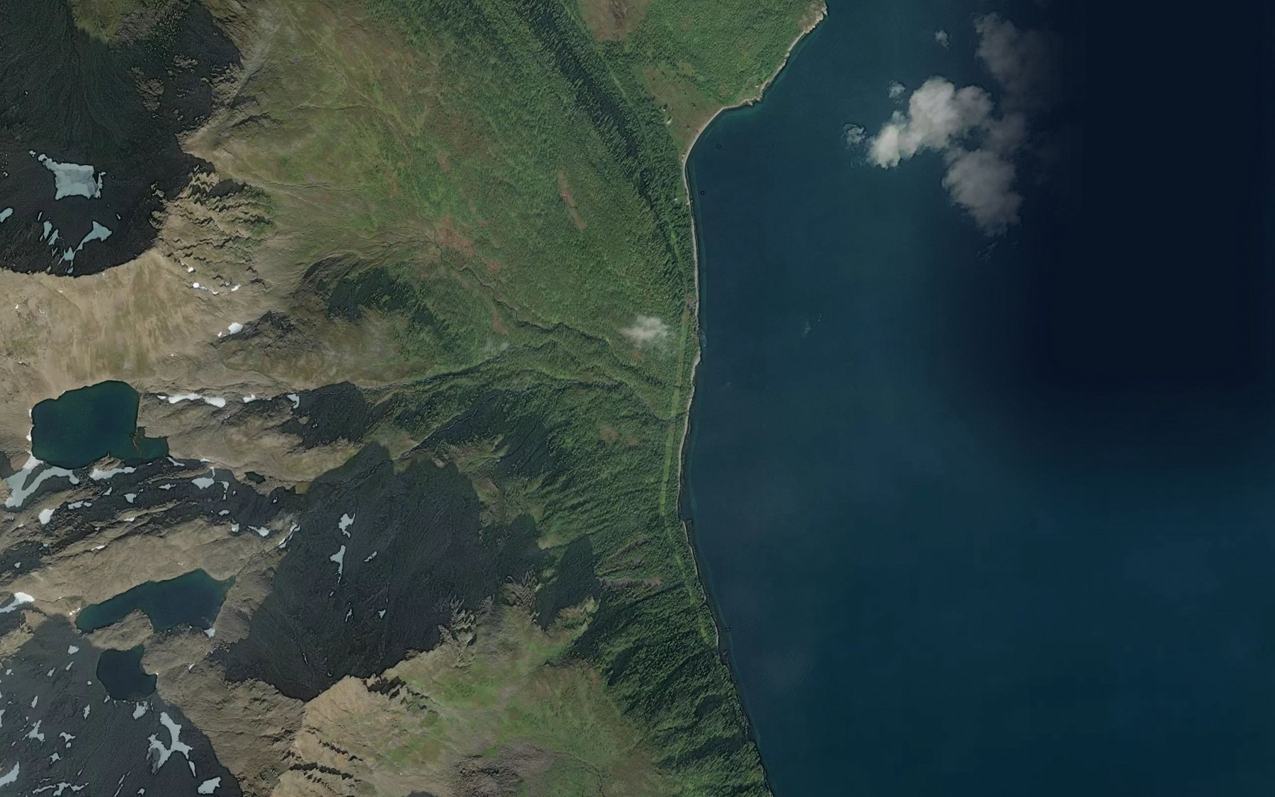 Satellite map of the Falkebergelva
